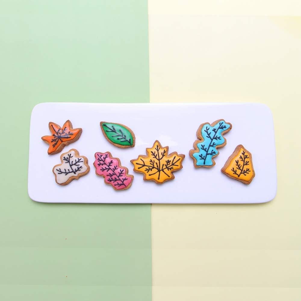 Juego de 7 Cortadores de Galletas en Forma de Hoja SurgeHai