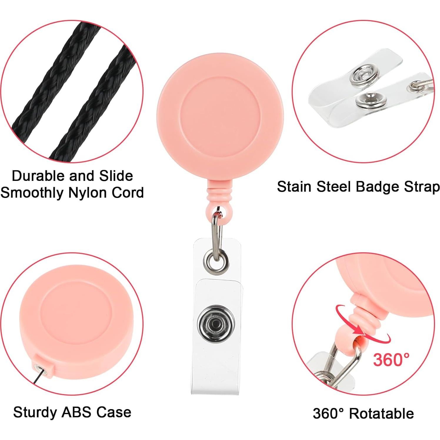 Reels de Insignia Retráctiles Coinarin - Paquete de 12 Multicolor