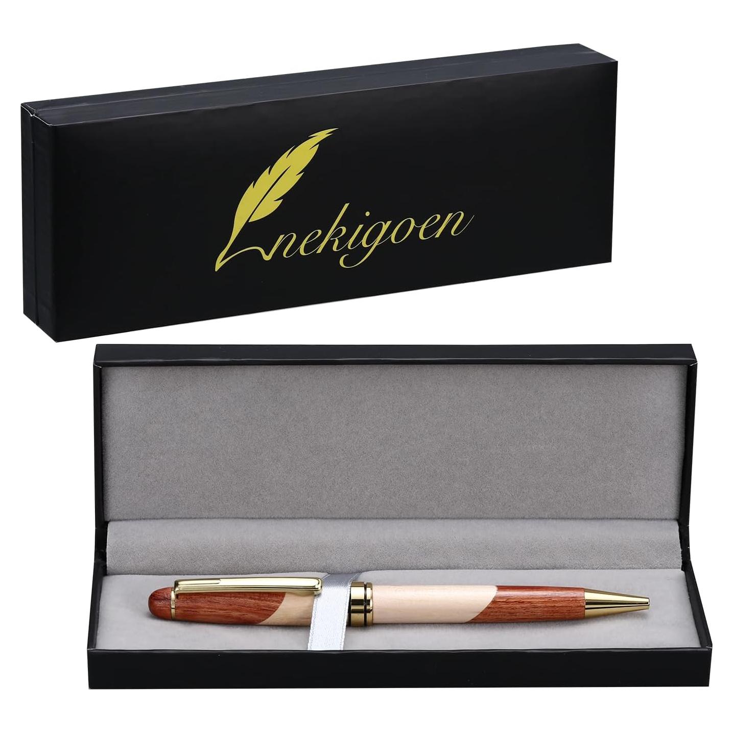 Bolígrafo de Madera Nekigoen con Estuche Regalo 0.5mm