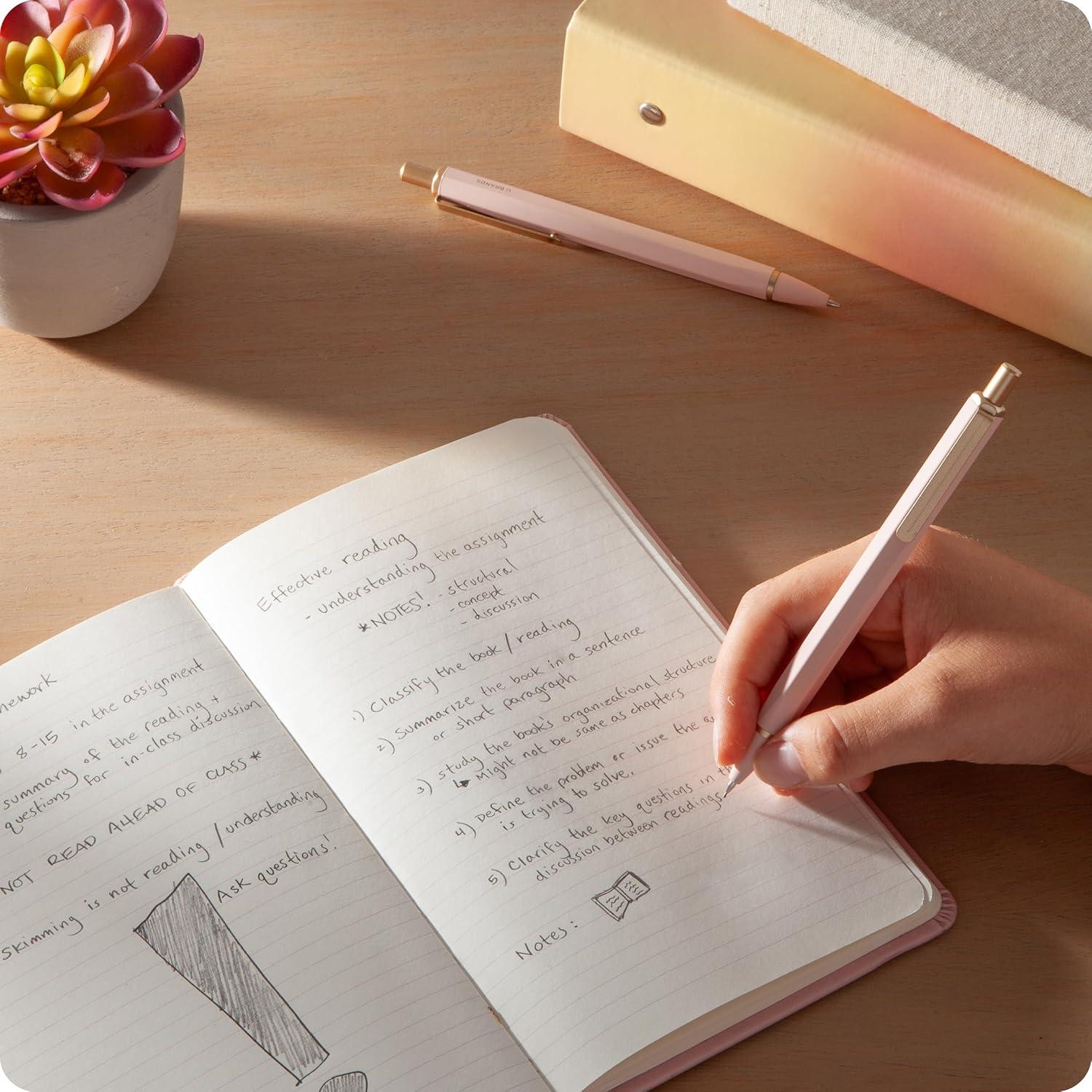 Set de 2 Lápices Mecánicos U Brands Cambria Rosa Blush 0.7 mm