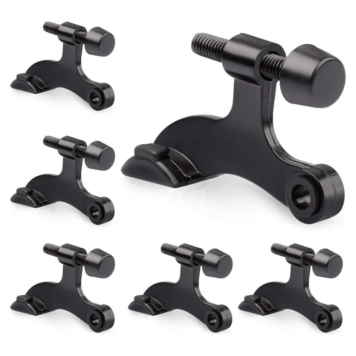 Parada de Puerta Ajustable KOVOSCH 6 Piezas Negro Resistente