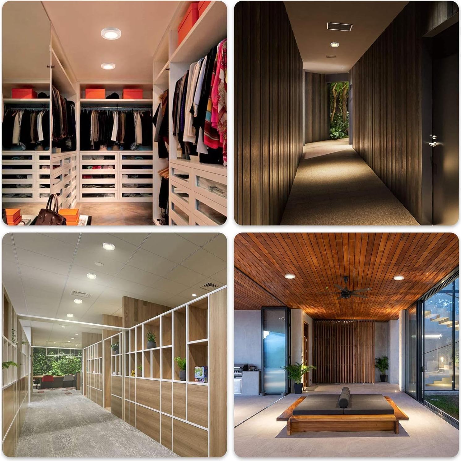 Luz de Techo LED JULLISON 4" con Sensor de Movimiento 10W