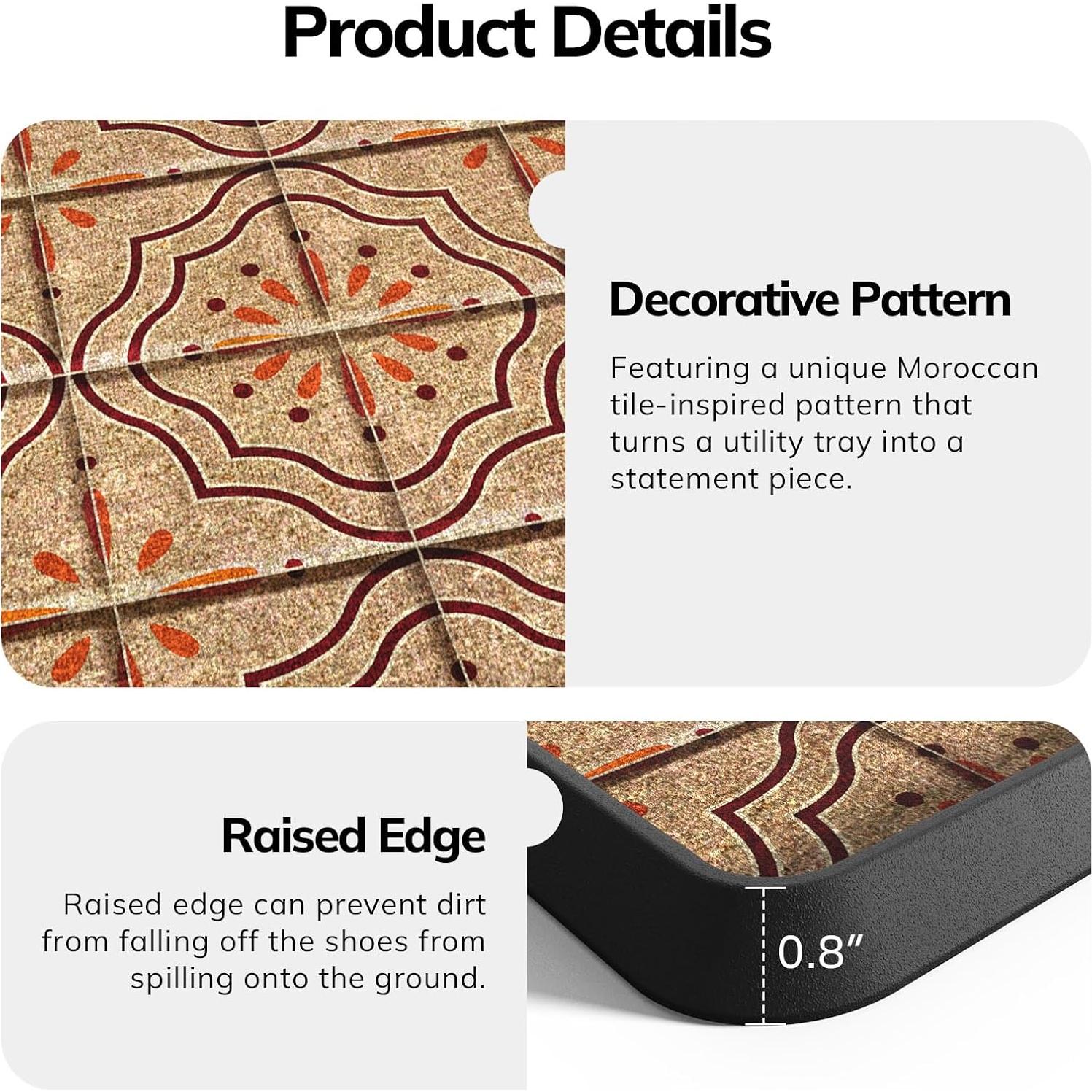 Bandeja para Botas Mibao 40.6x120.6cm Antideslizante Impermeable