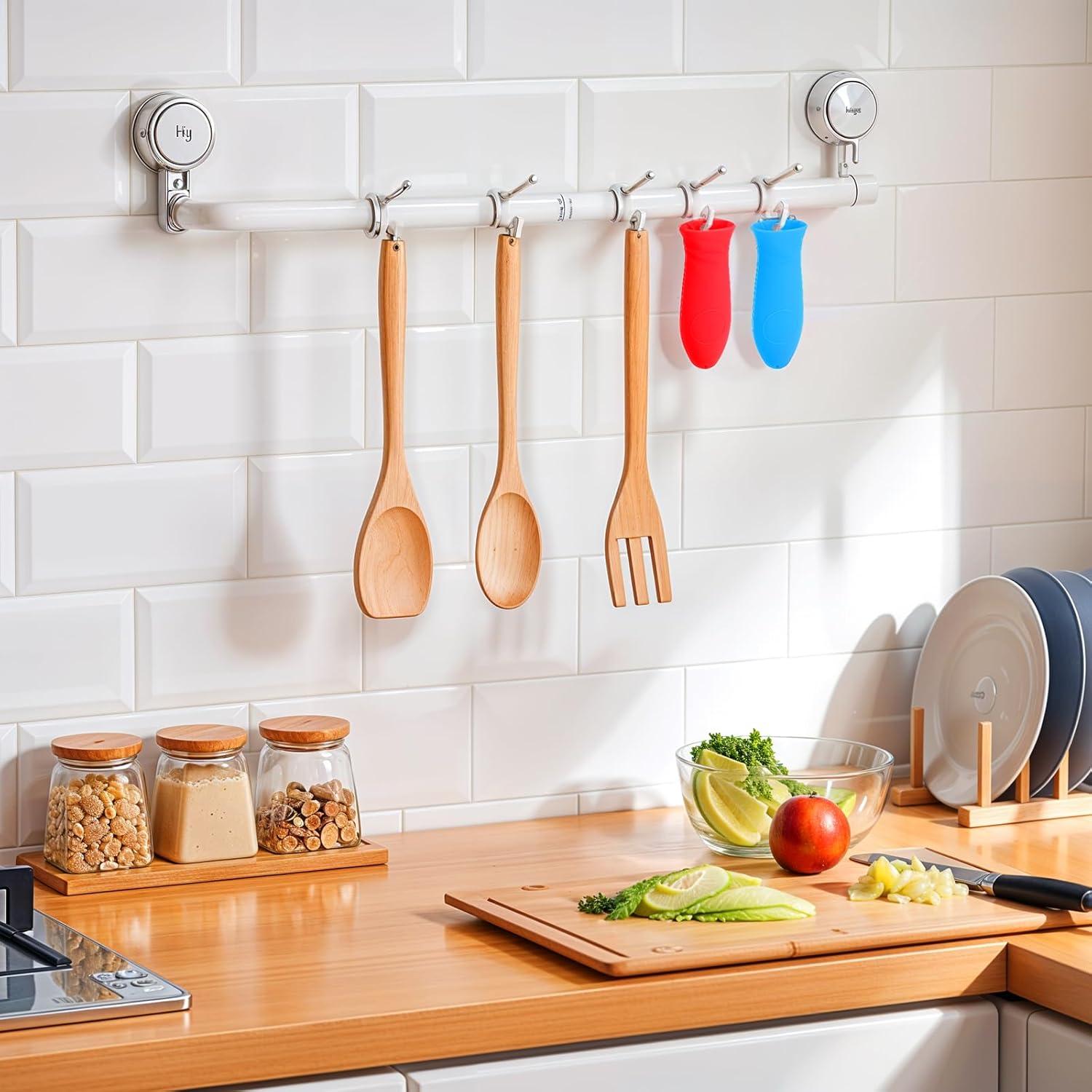 Funda de Mango de Silicona TIESOME 4 Pcs Antideslizante