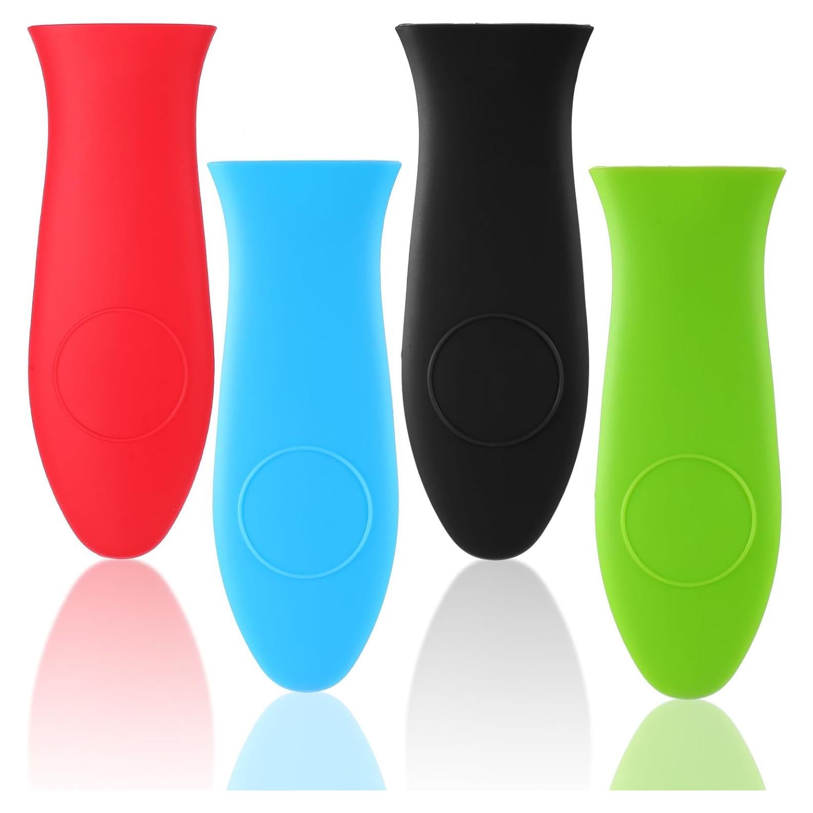 Funda de Mango de Silicona TIESOME 4 Pcs Antideslizante