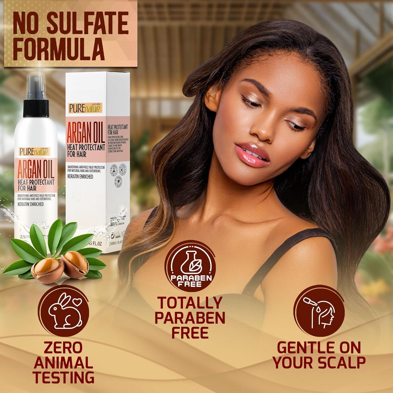 Spray Protector Térmico Aceite de Argán Pure Nature 308g