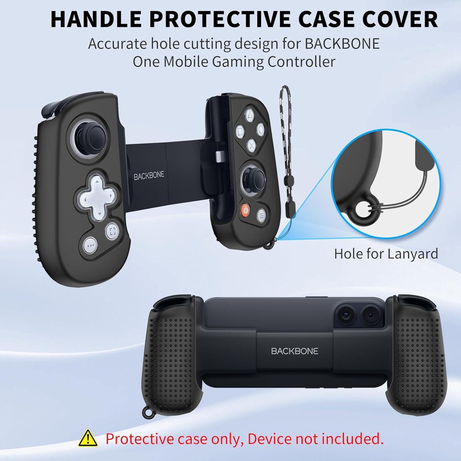 Funda Protectora de Silicona para Controlador Backbone One Negro