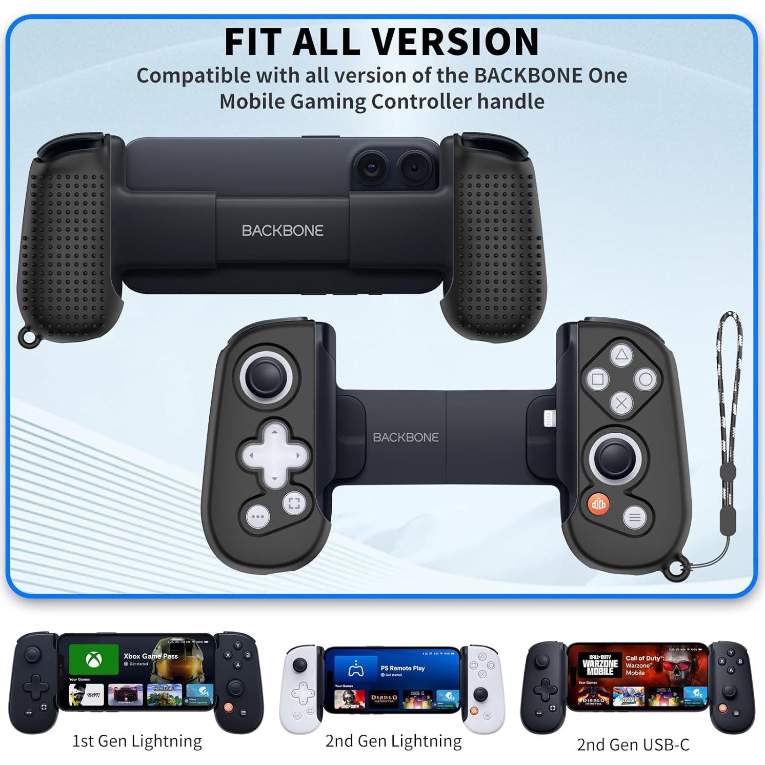 Funda Protectora de Silicona para Controlador Backbone One Negro