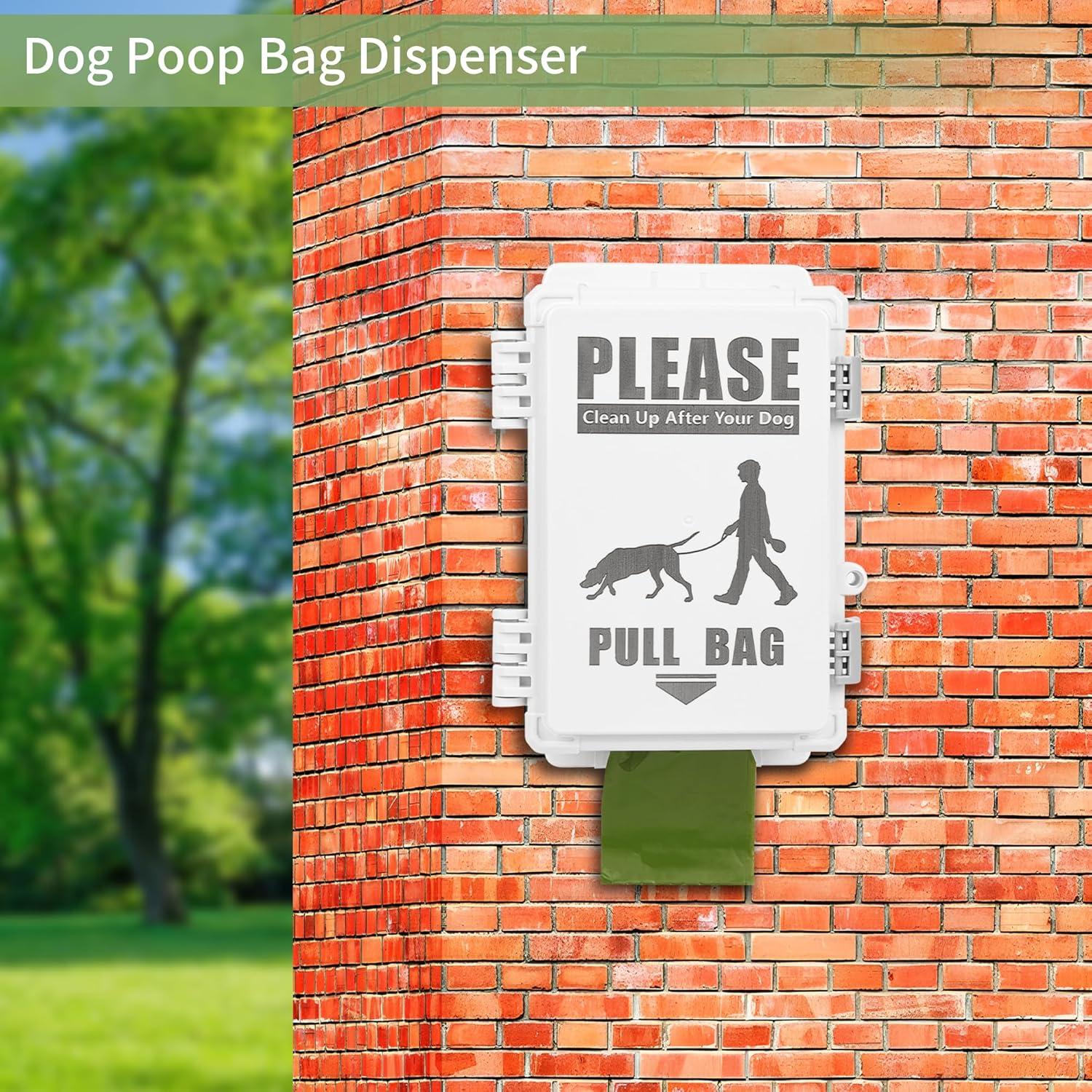 Dispensador de bolsas para excremento de perro Vanqou con 8 rollos