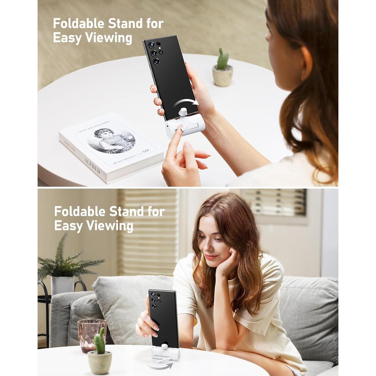 Cargador Portátil VEEKTOMX 5000mAh USB-C Carga Rápida 20W