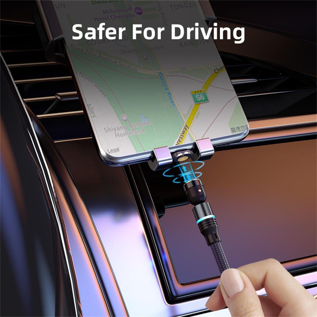 Cable de Carga Magnético 3 en 1 Losuesme 6 Piezas 3A