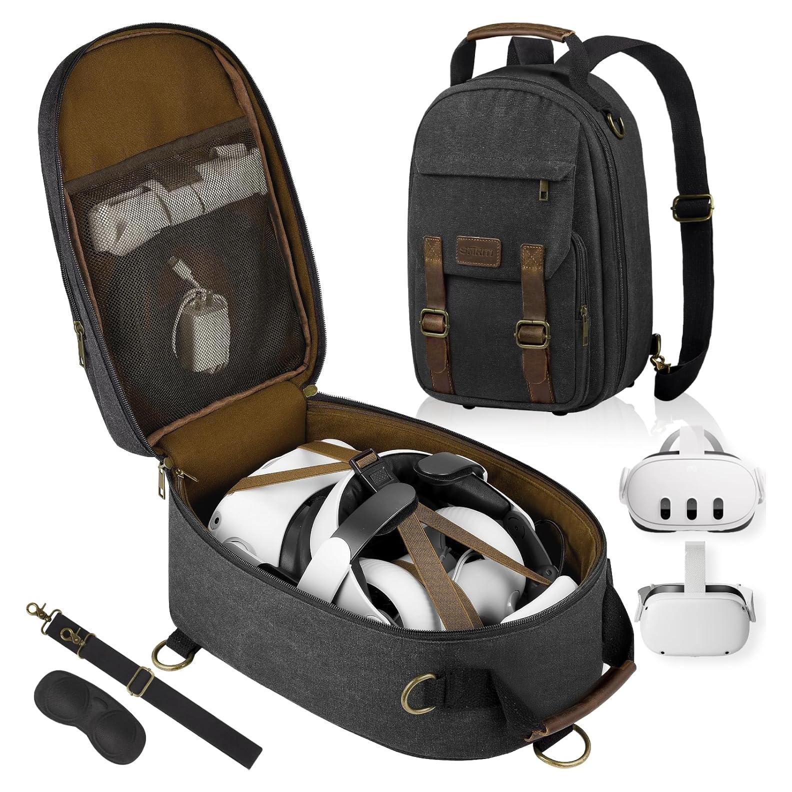 Funda Dura SMRITI para Cascos de VR y Accesorios - Negro