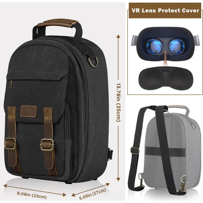 Funda Dura SMRITI para Cascos de VR y Accesorios - Negro