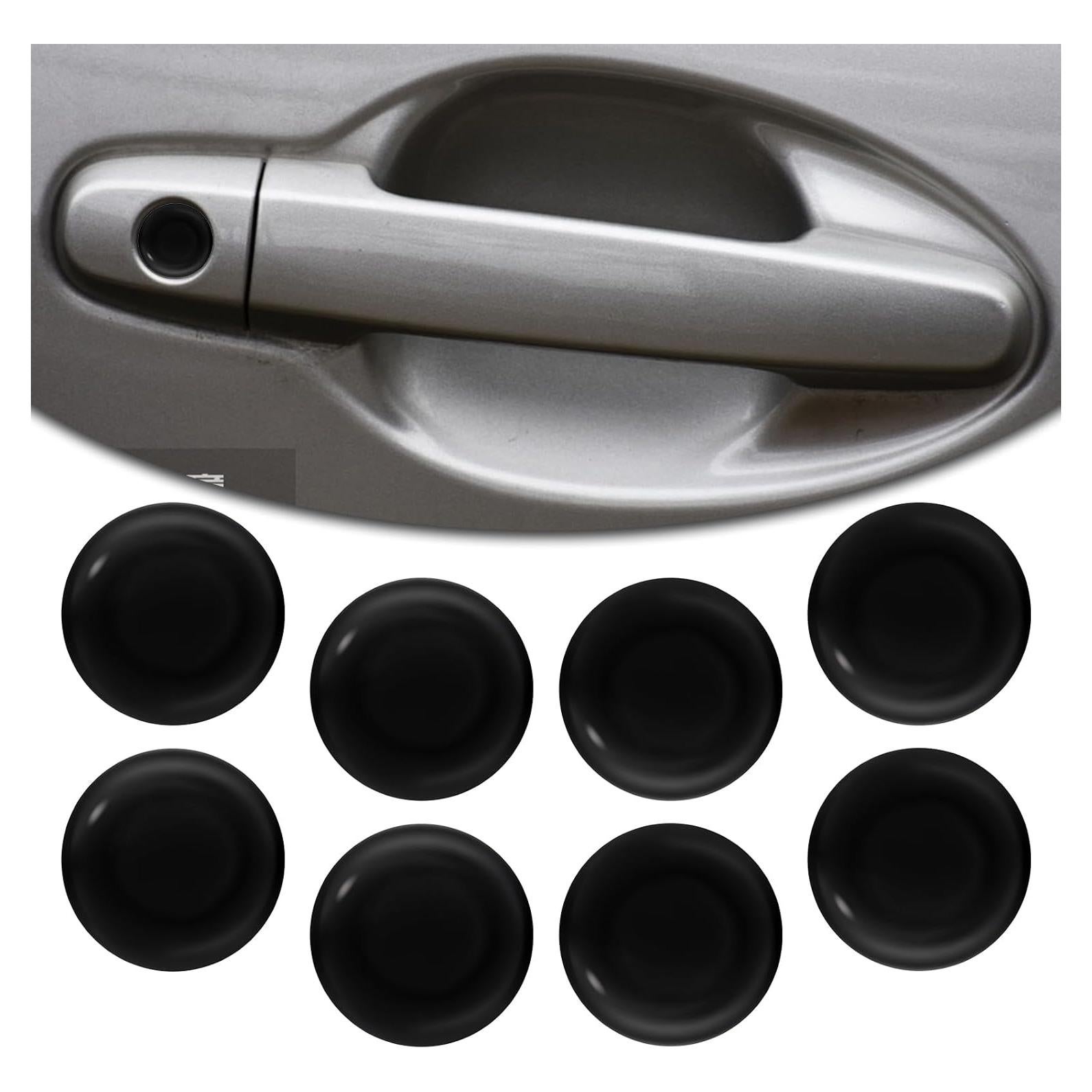 Cubierta Protectora de Agujero de Llave TIESOME 8 Pcs Negro