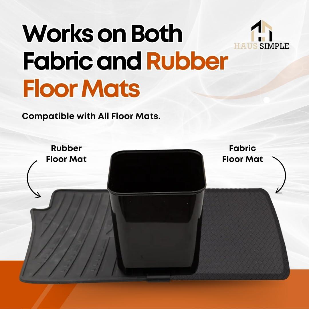 Basurero para Auto Haussimple Impermeable 2L Negro Pequeño