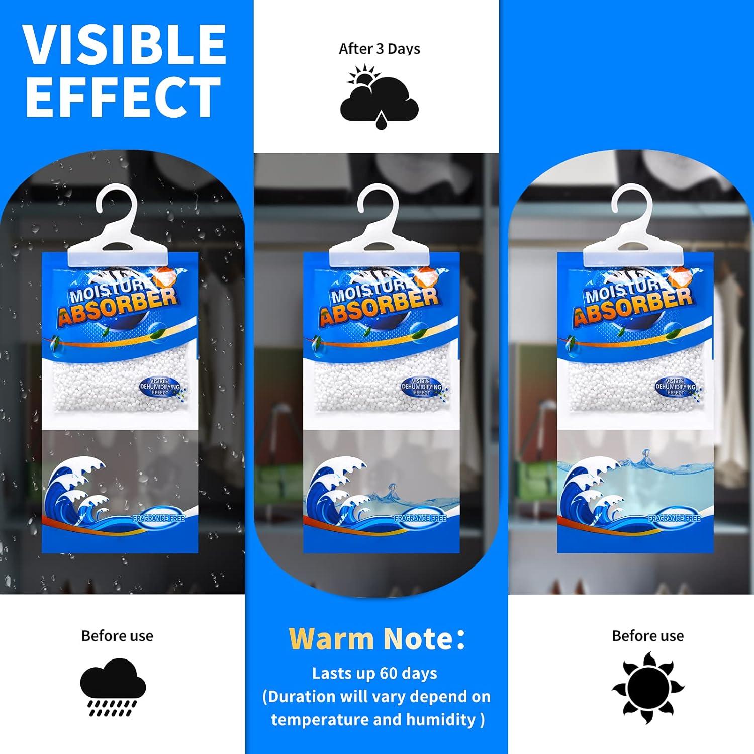 Bolsas Deshumidificadoras ZSZMFH 15 Paquetes 500ml Sin Olor