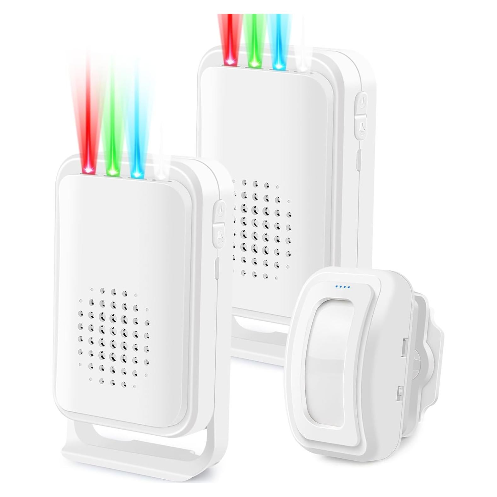 Alarma Inalámbrica de Movimiento Greencycle SF20R-Pro, 2 Receptores