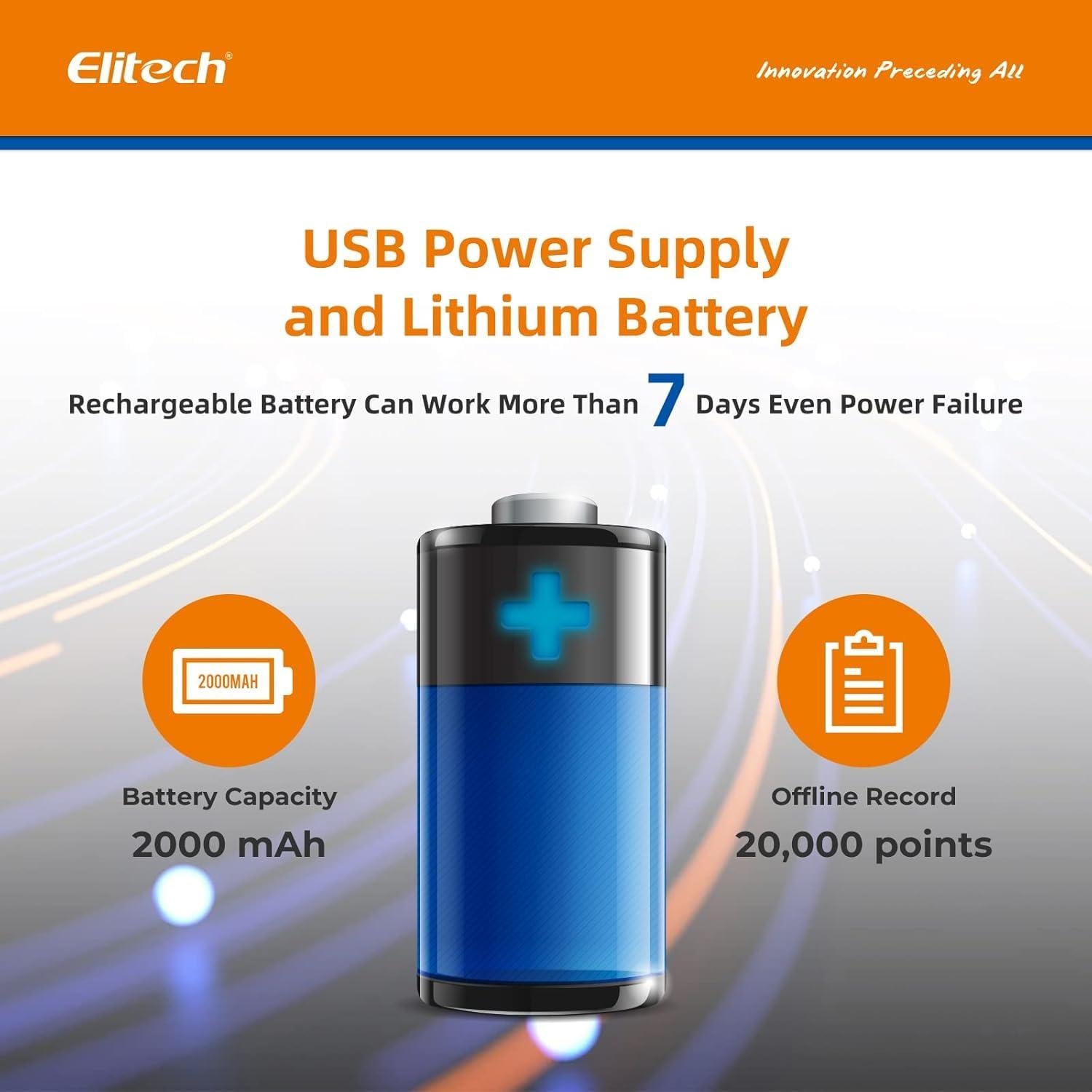 Registrador de Datos de Temperatura Elitech RCW-800W-TDE-V2 WiFi 5G/2.4G