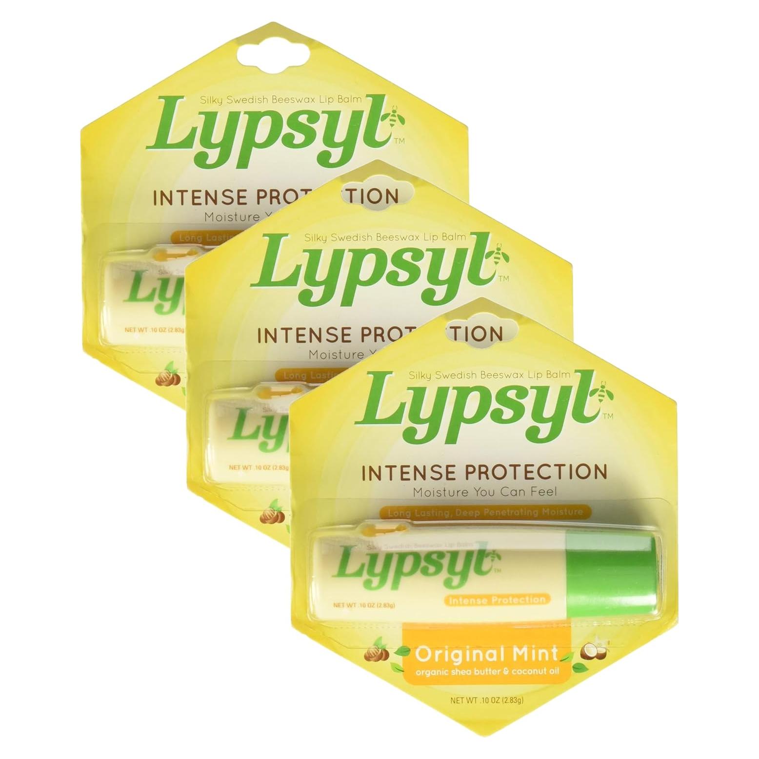 Bálsamo Labial Lypsyl Menta Original 2.83 g x 3 Unidades