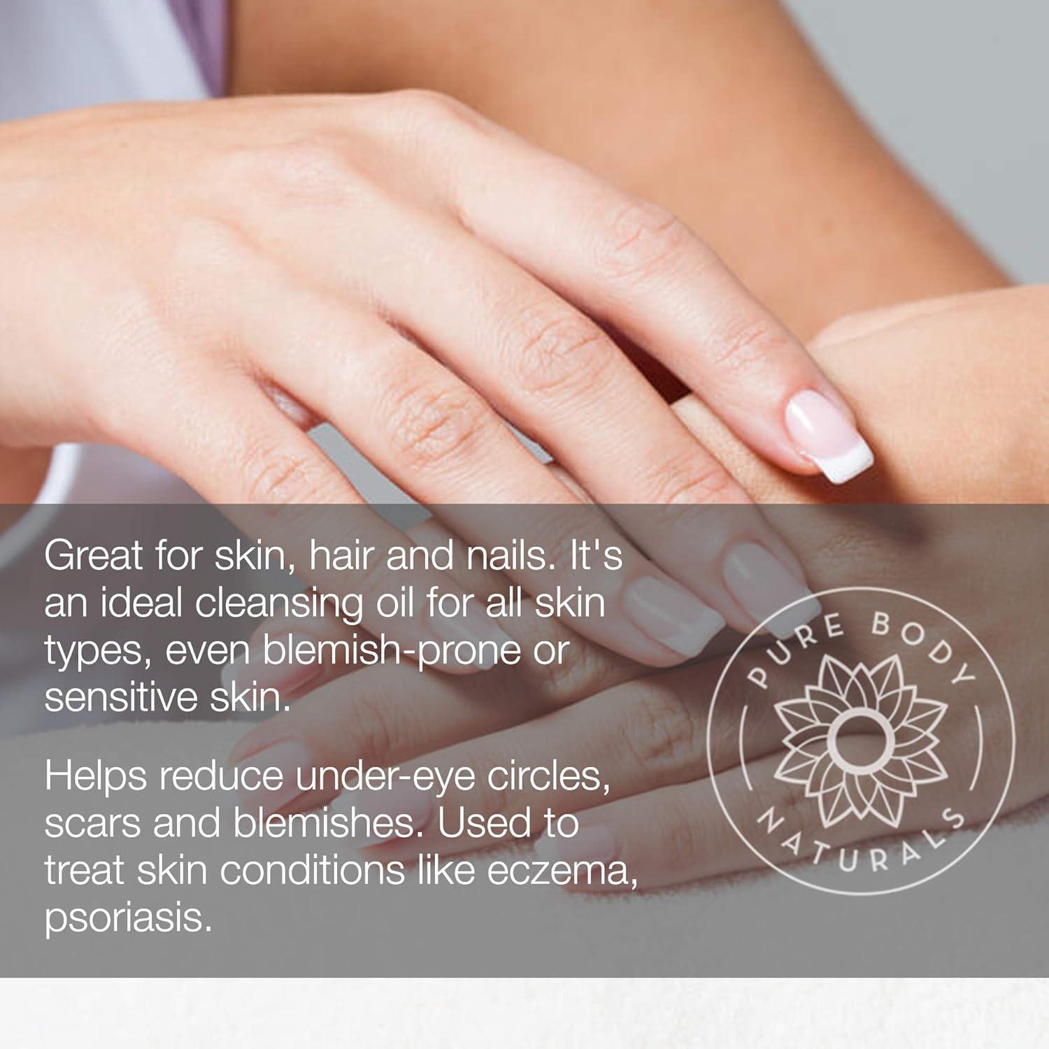 Aceite de Almendras Dulces Pure Body Naturals 118 ml - Prensado en Frío