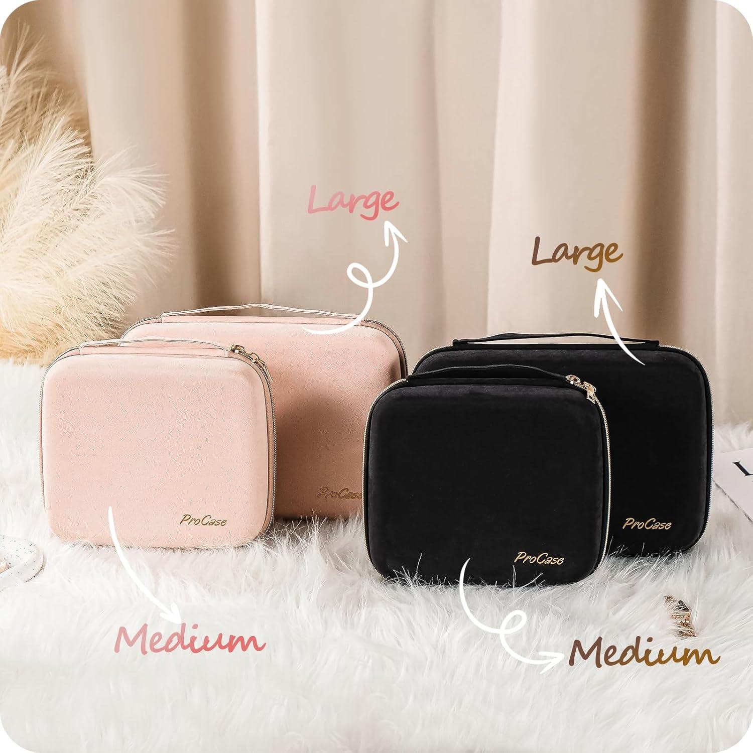 Estuche de Joyería de Viaje ProCase Mediano Negro 22.5x20x7cm