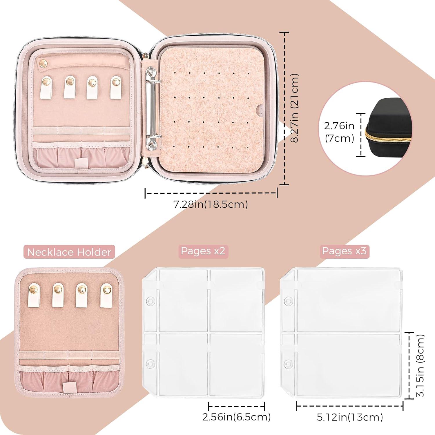 Estuche de Joyería de Viaje ProCase Mediano Negro 22.5x20x7cm