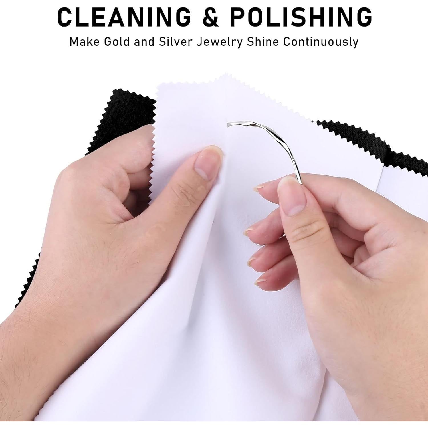 Paño de Limpieza de Joyería Youbay - 27.94x35.56 cm, 2 Piezas