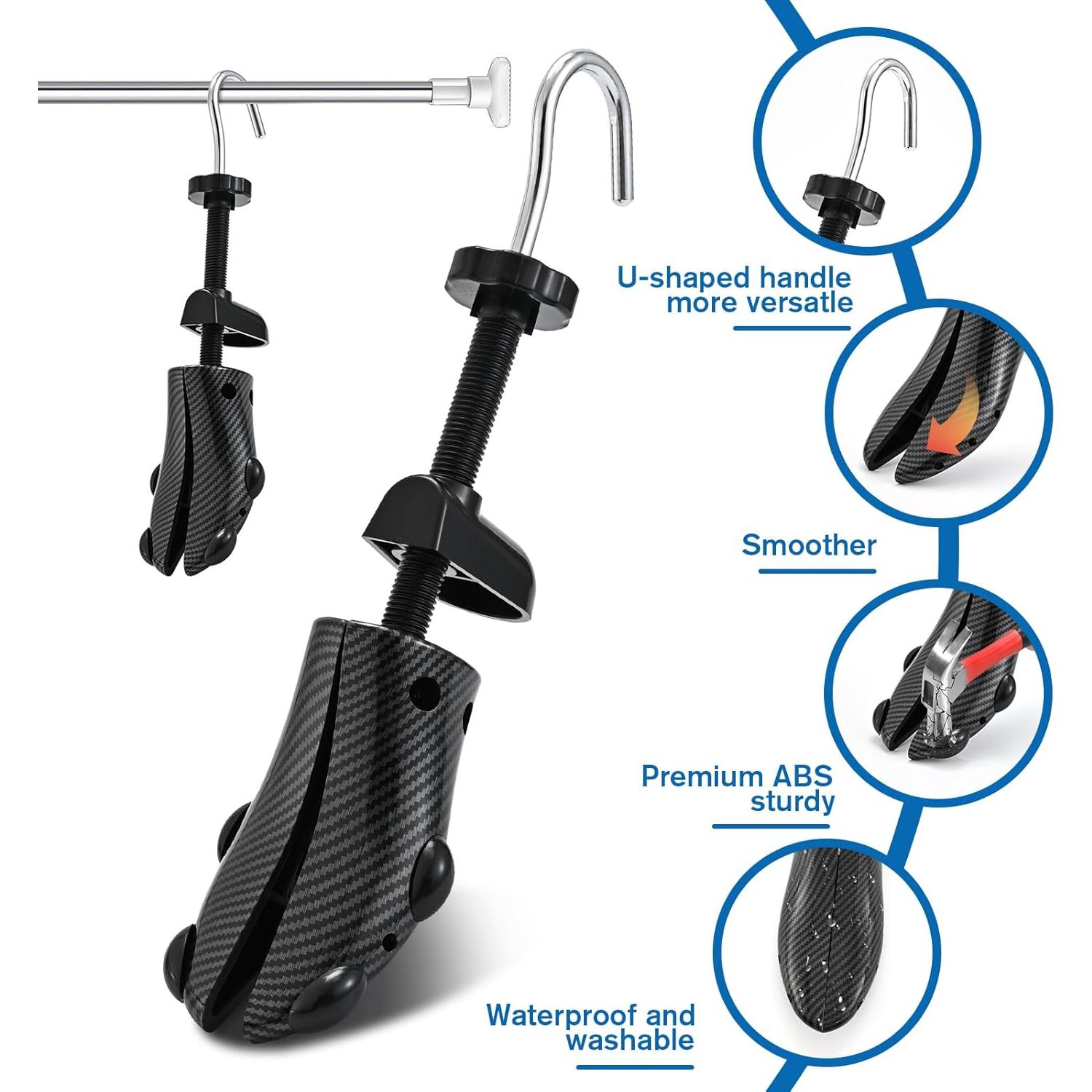 Estirador de Zapatos Eachway Ajustable para Hombres Talla L Negro