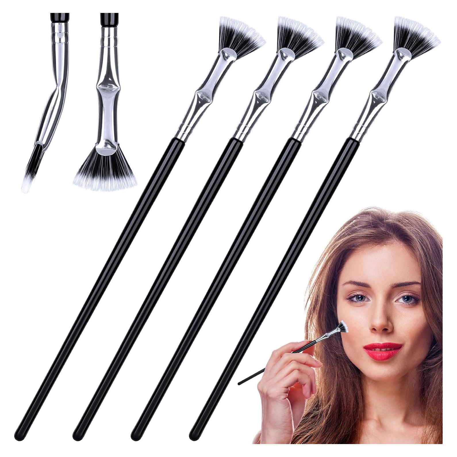 Cepillo de Pestañas PAGOW 4 Pcs Ventilador Plegable