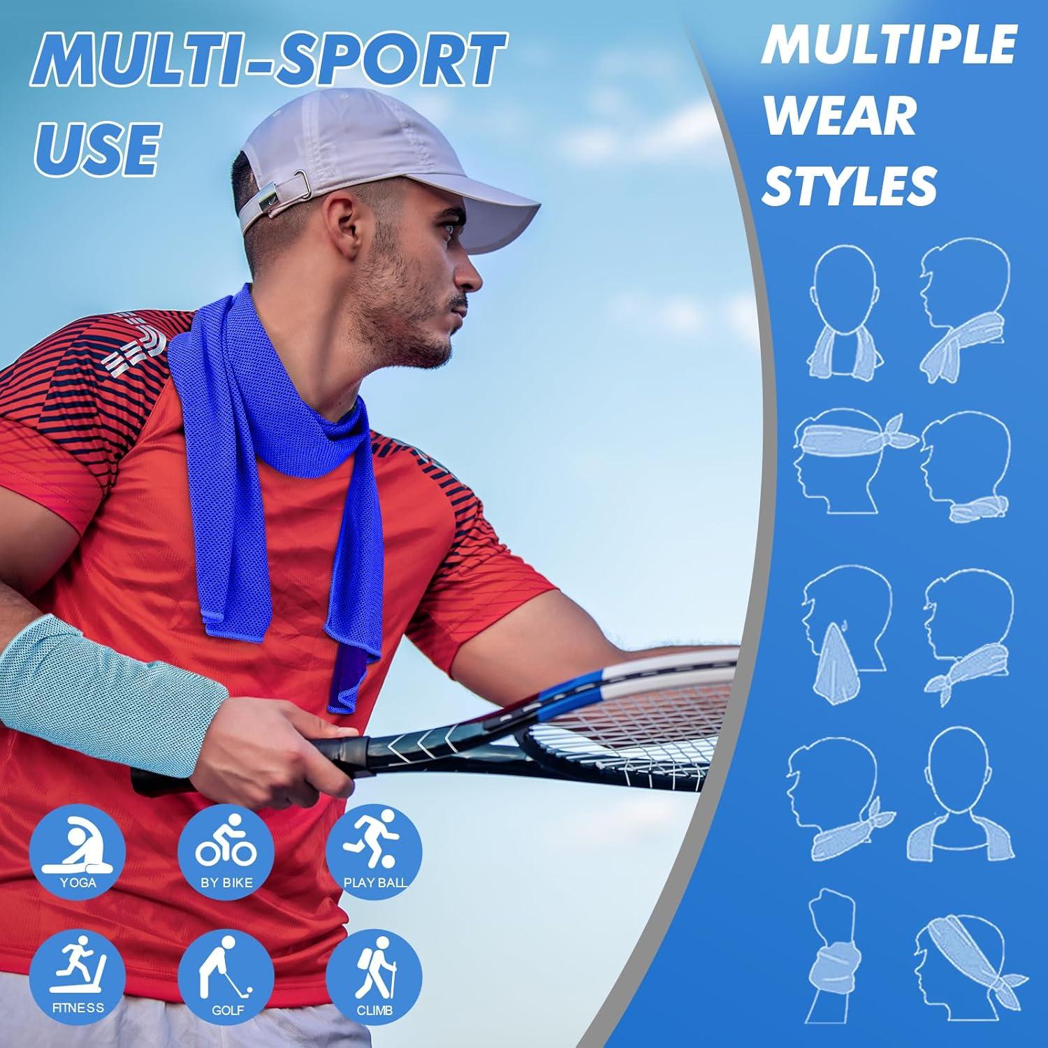 Paquete de 12 Toallas Enfriadoras CSITE 119x30 cm Microfibra