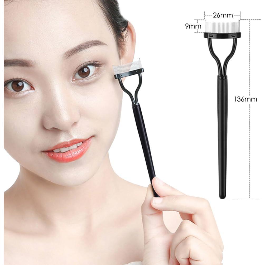 Peina Separadora de Pestañas KINGMAS con Tapa Curvada