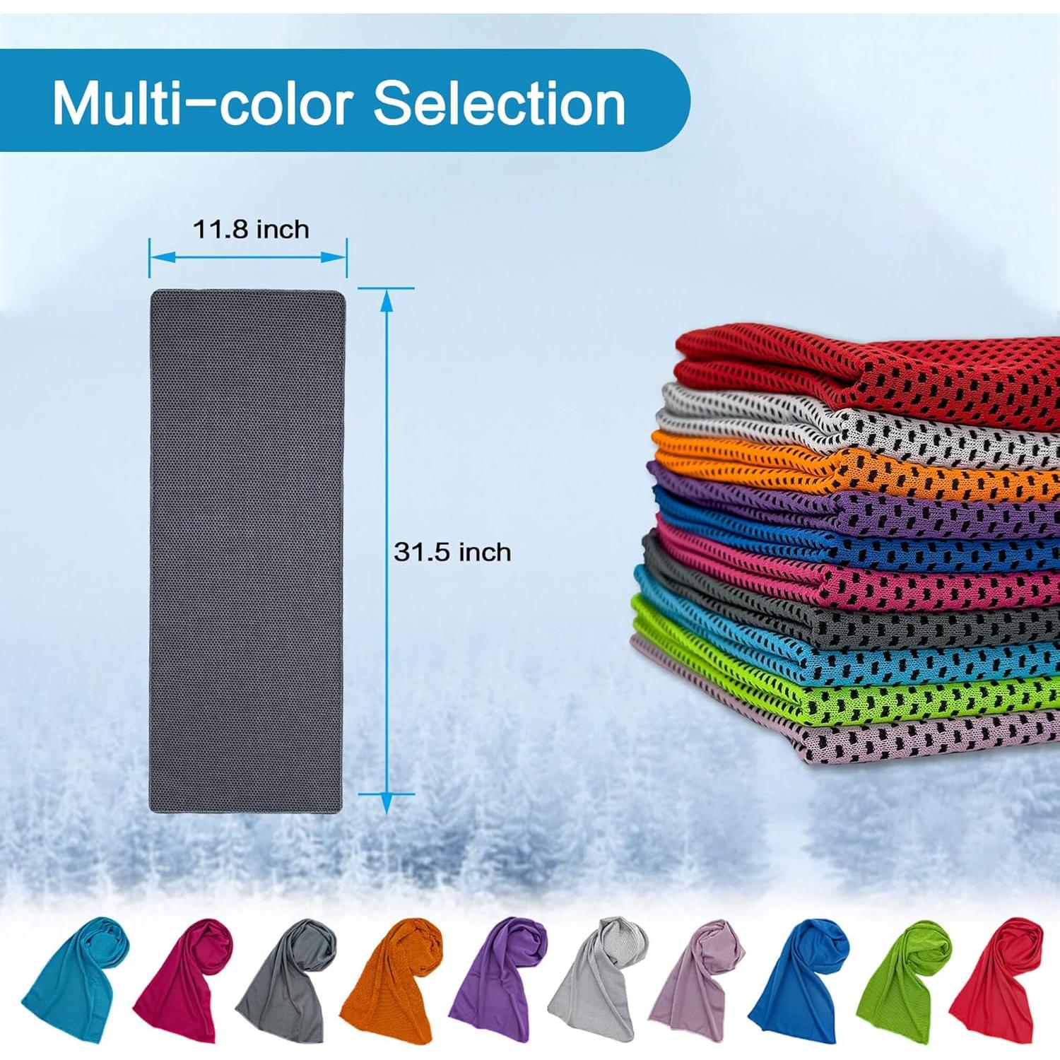 20 Toallas Enfriadoras WERBME Microfibra Multi-Deporte