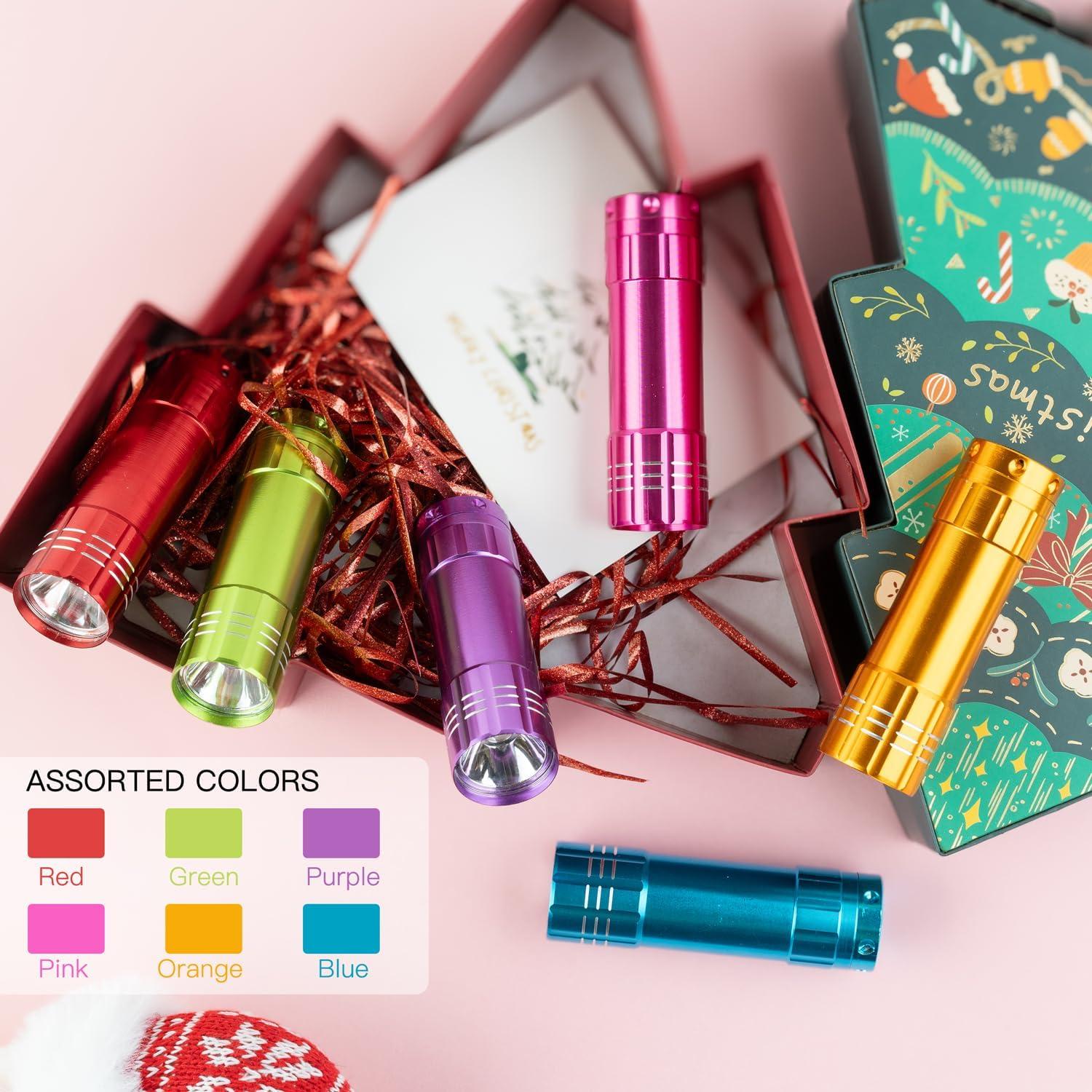 Linternas LED Mini KunHe 12 Paquete Aluminio Baterías Incluidas