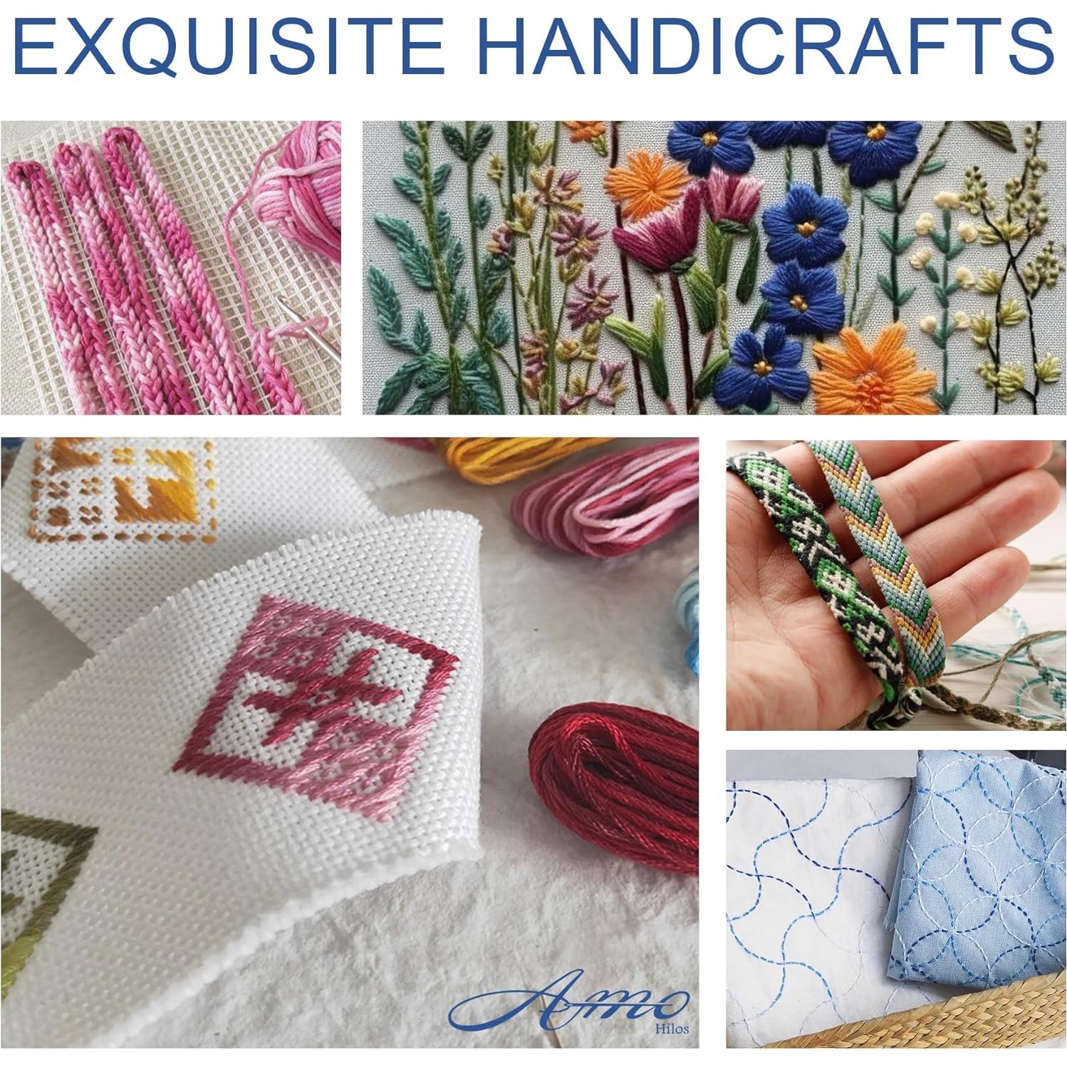 30 Madejas de Hilo de Algodón Egipcio AMOHilos Variegado