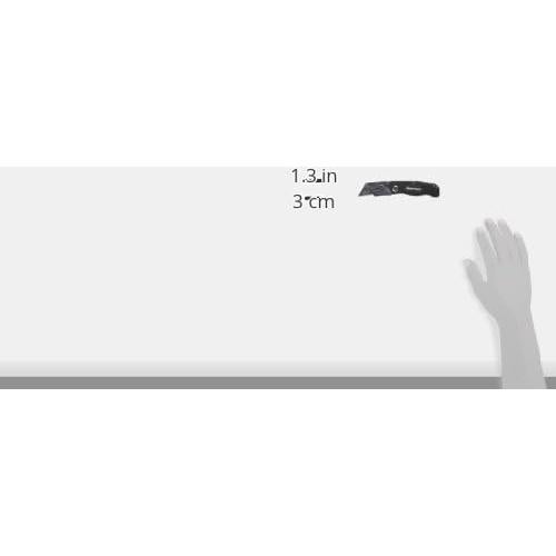 Cuchillo Utility Plegable Sheffield 12613 Negro, Mango Aluminio