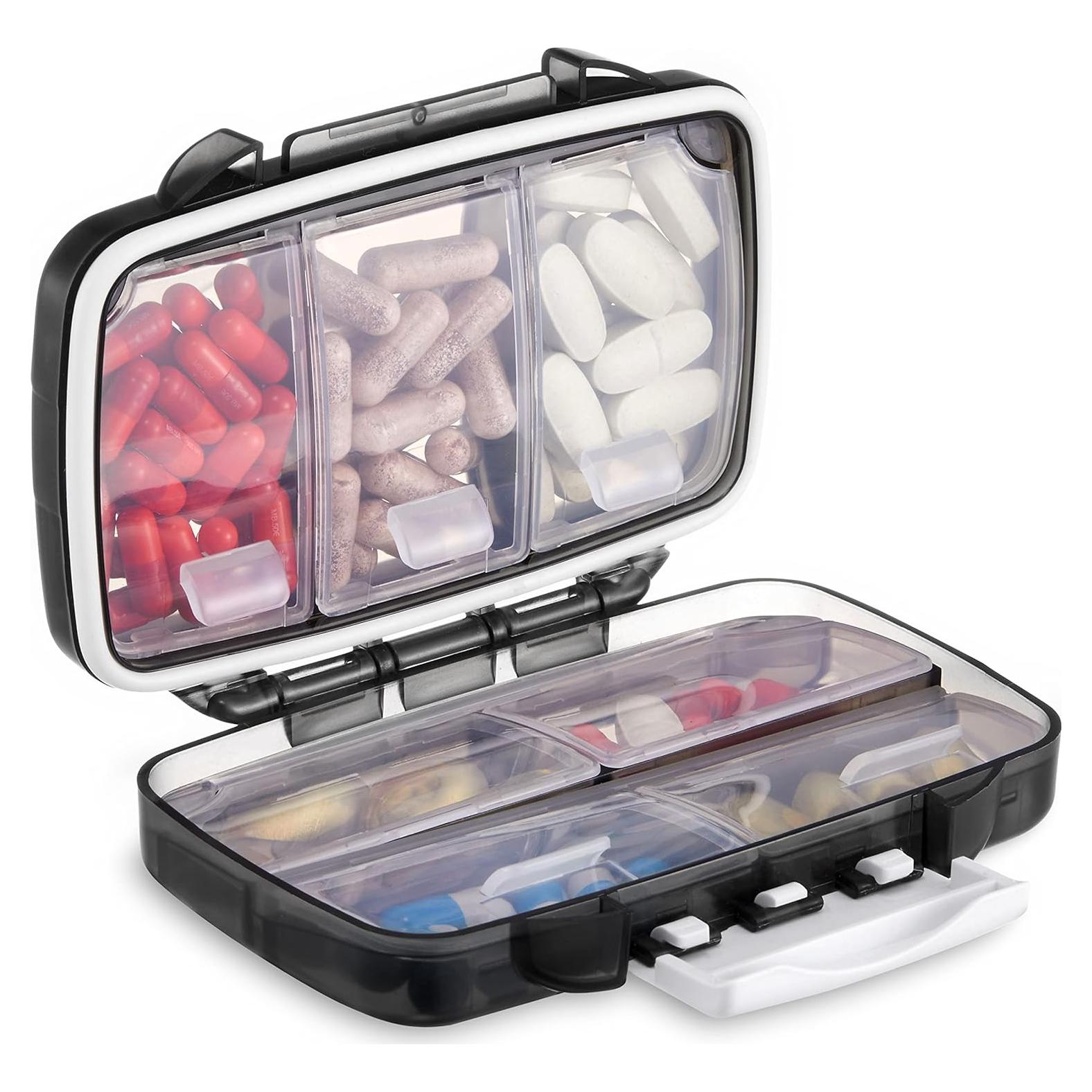 Organizador de Pastillas Portátil Fullicon Mediano 7 Compartimentos