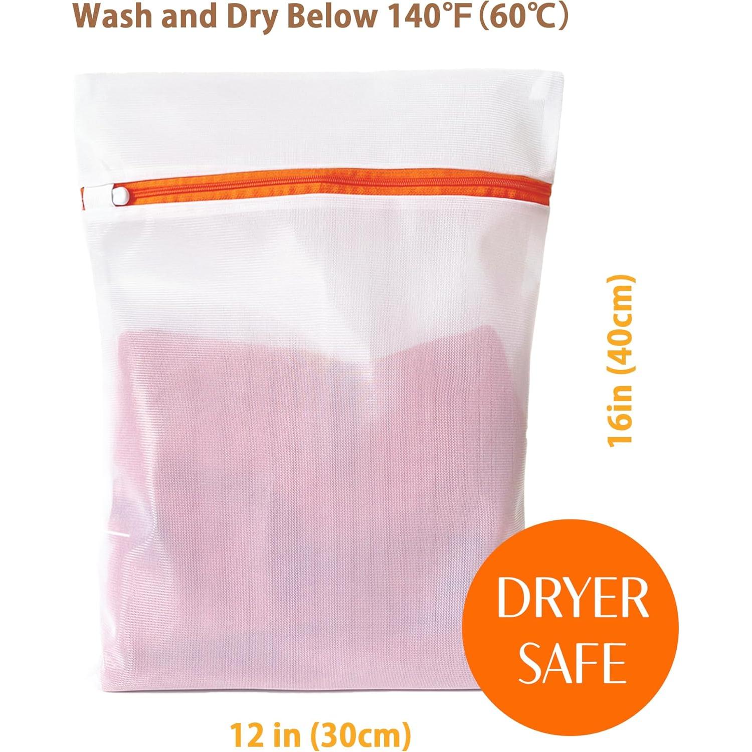 Paquete de 4 Bolsas de Malla Laundry Club 30x40cm para Ropa Delicada