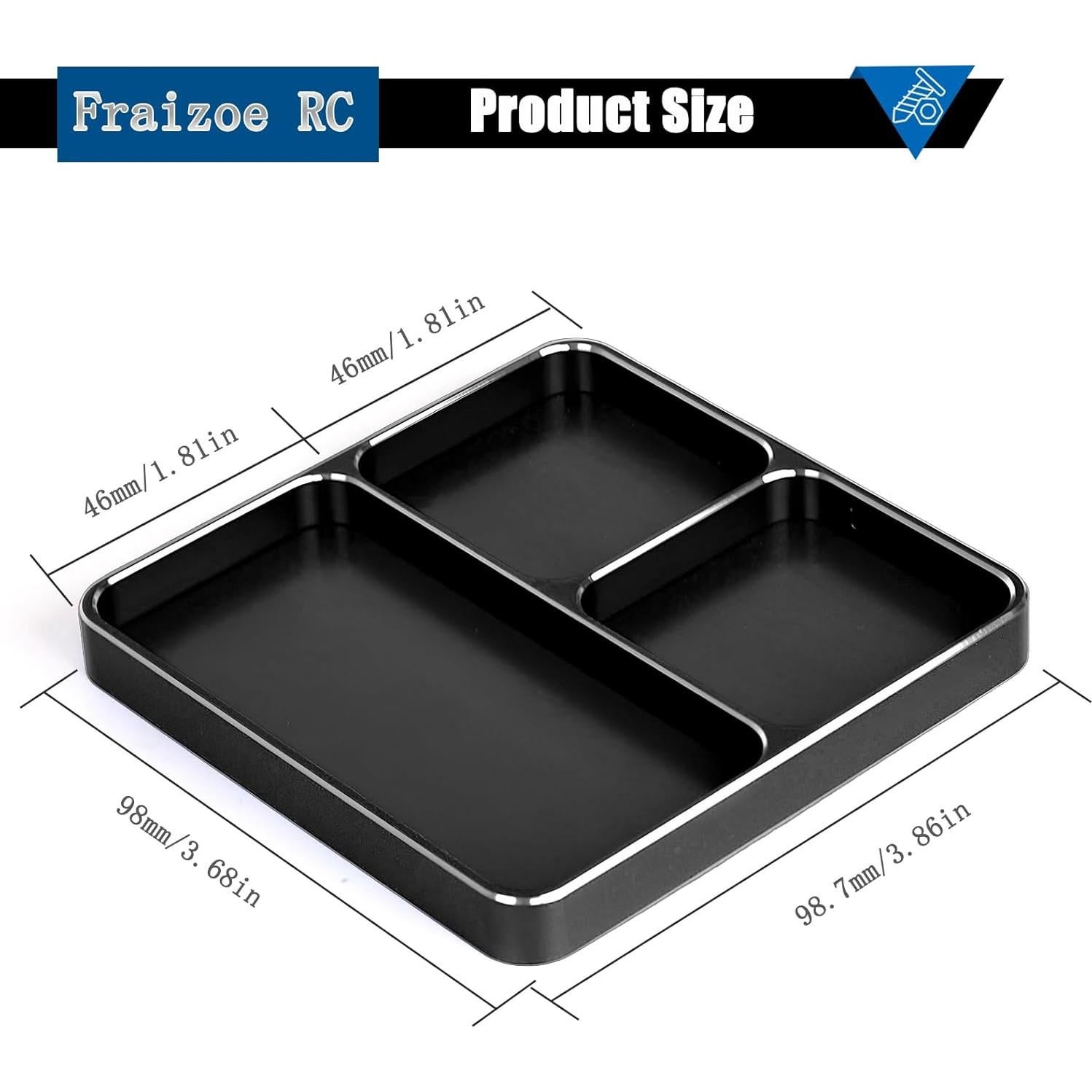 Bandeja Organizadora Magnética de Tornillos Fraizoe RC 9.9cm