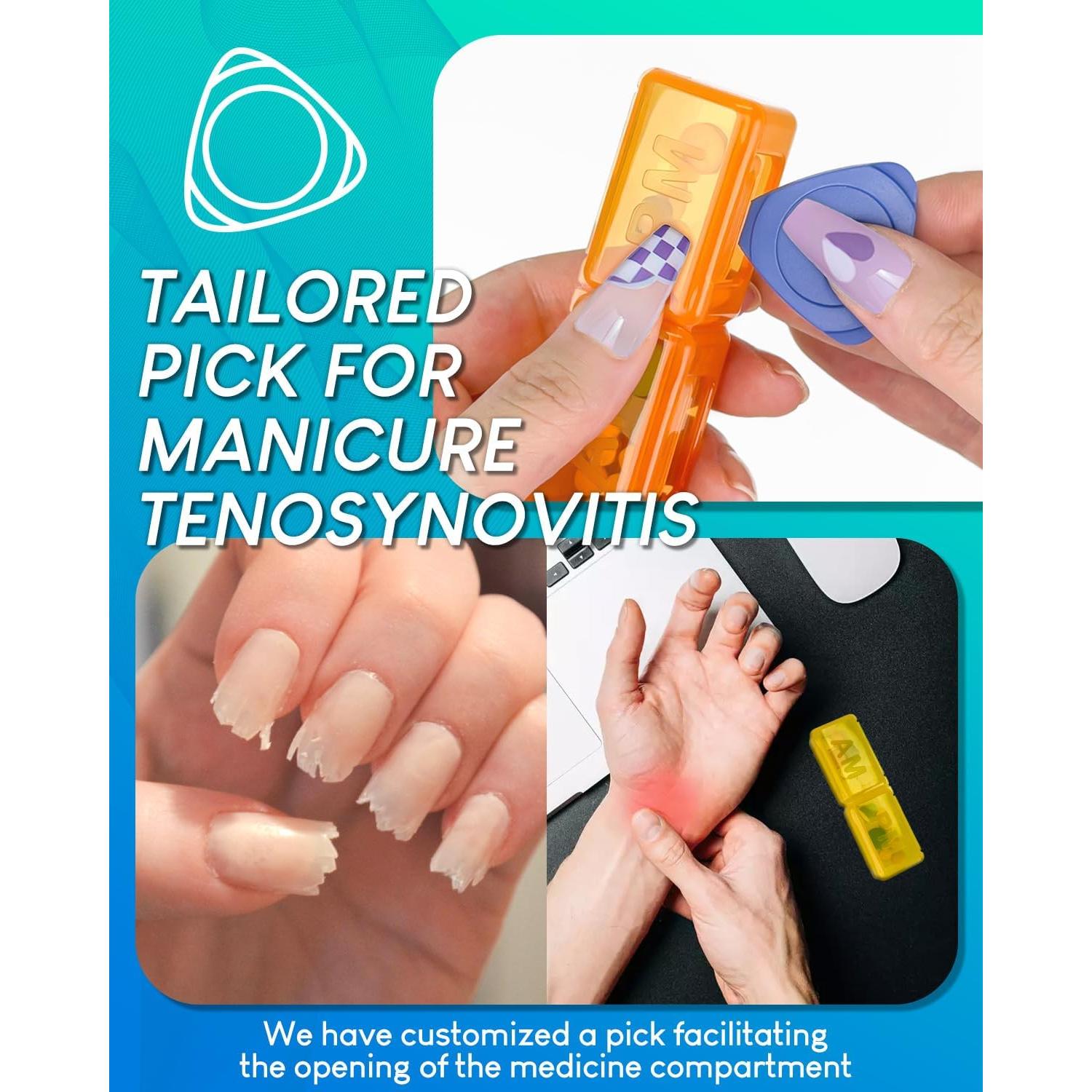 Organizador de Pastillas Mensual Friwole 2 Veces al Día con Bolsa