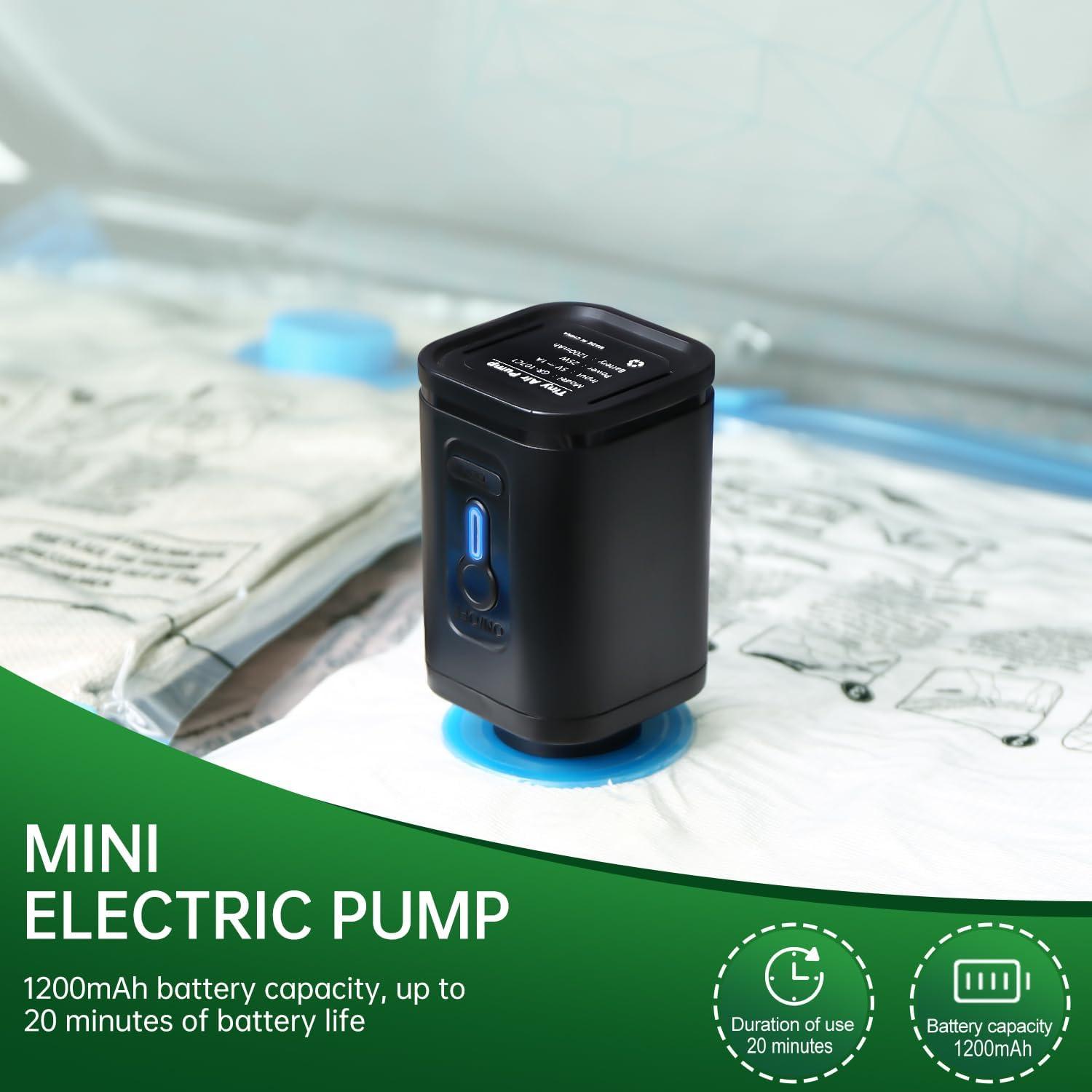 Bolsas de Vacío para Viaje Brodi 6 Piezas con Bomba Eléctrica