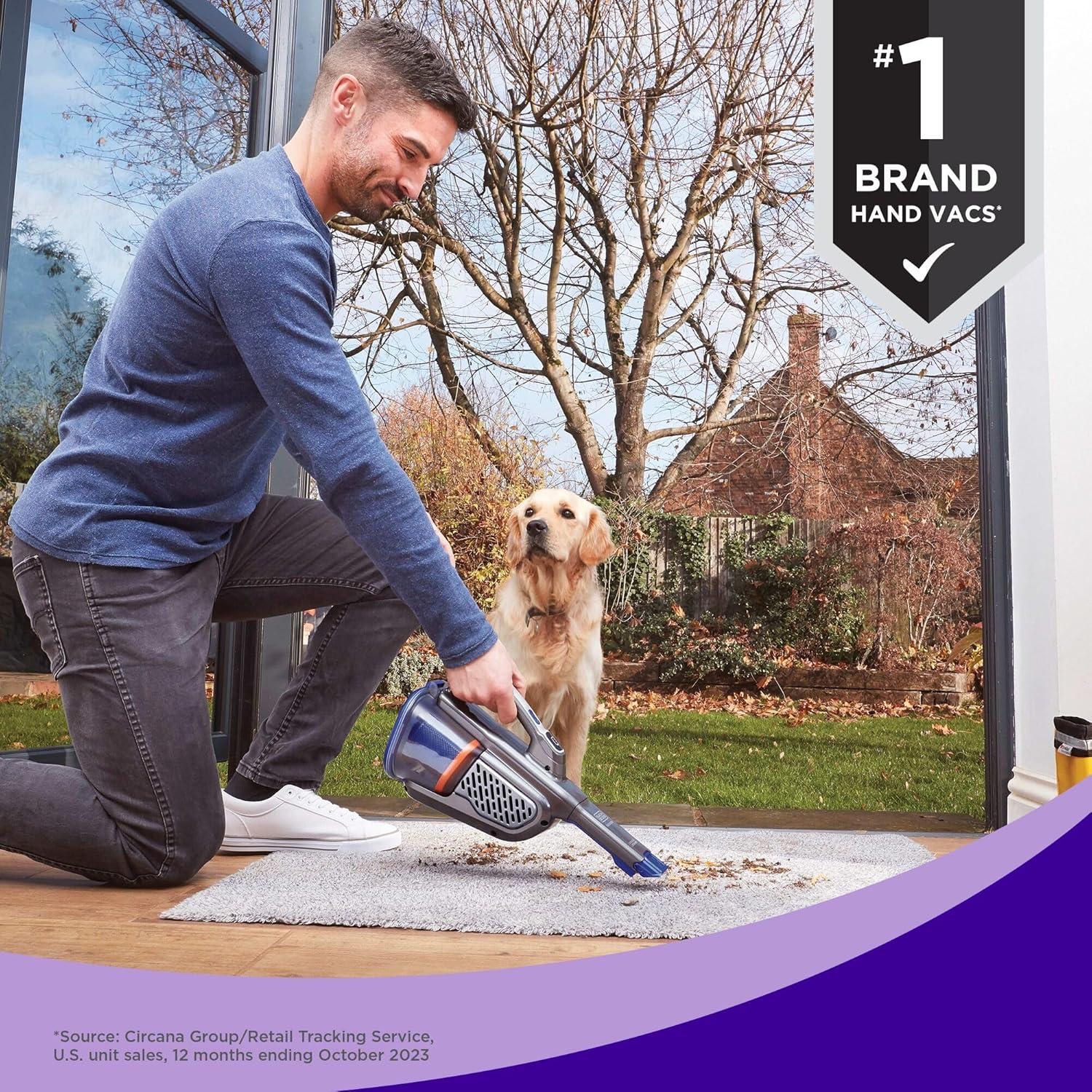 Aspiradora de mano BLACK+DECKER 20V AdvancedClean+ mascotas