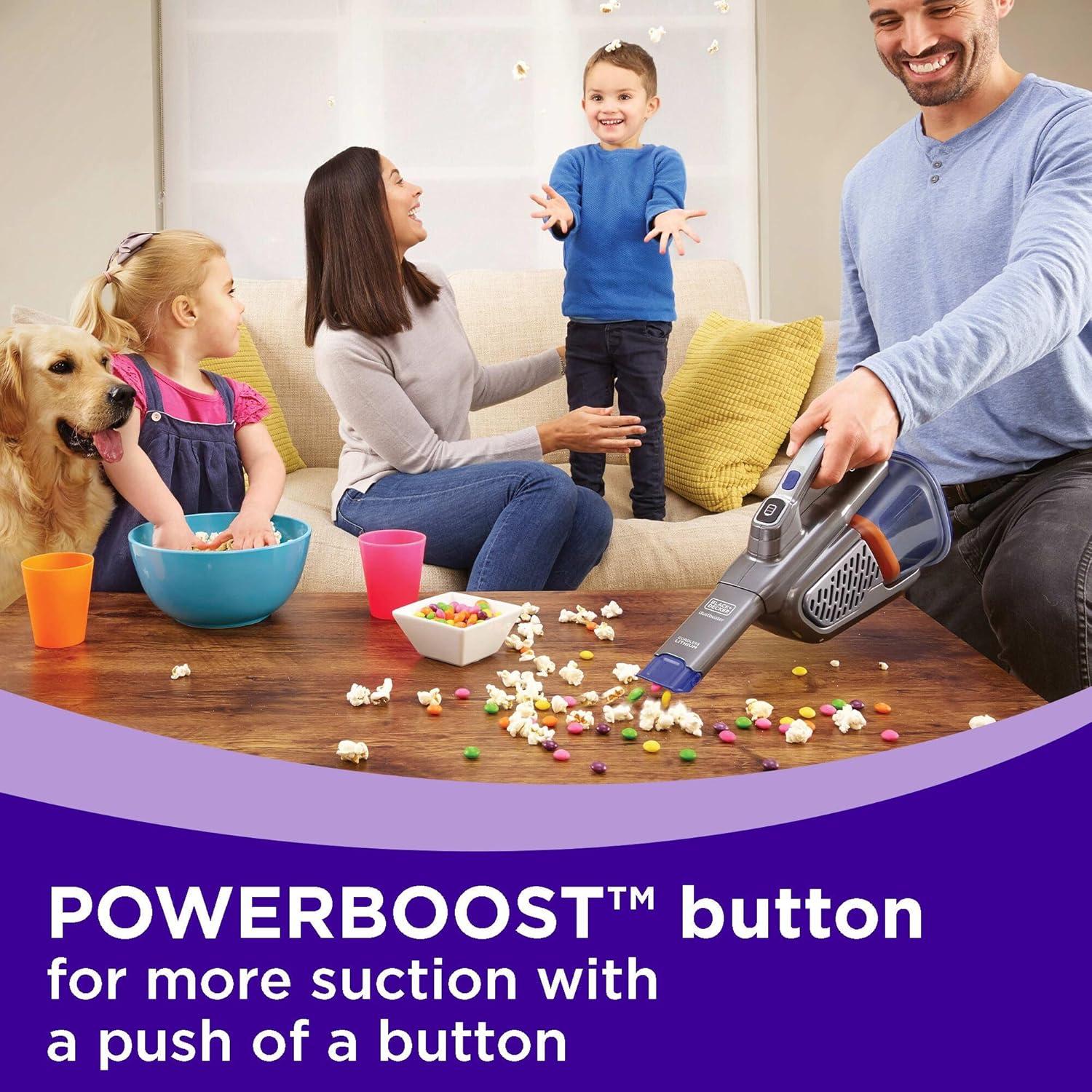 Aspiradora de mano BLACK+DECKER 20V AdvancedClean+ mascotas