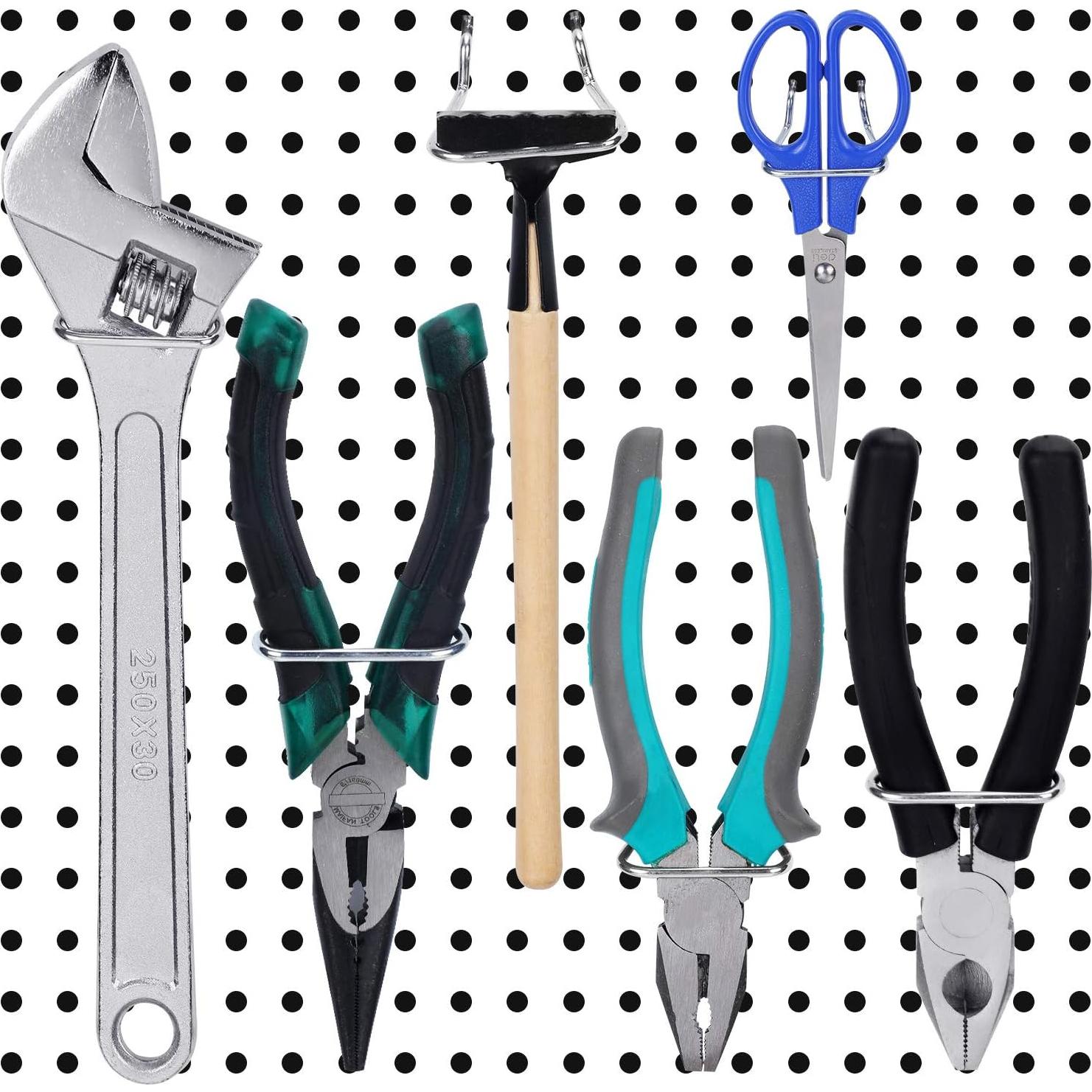 16 Soportes de Acero Inoxidable Hotop para Alicates de Tablero