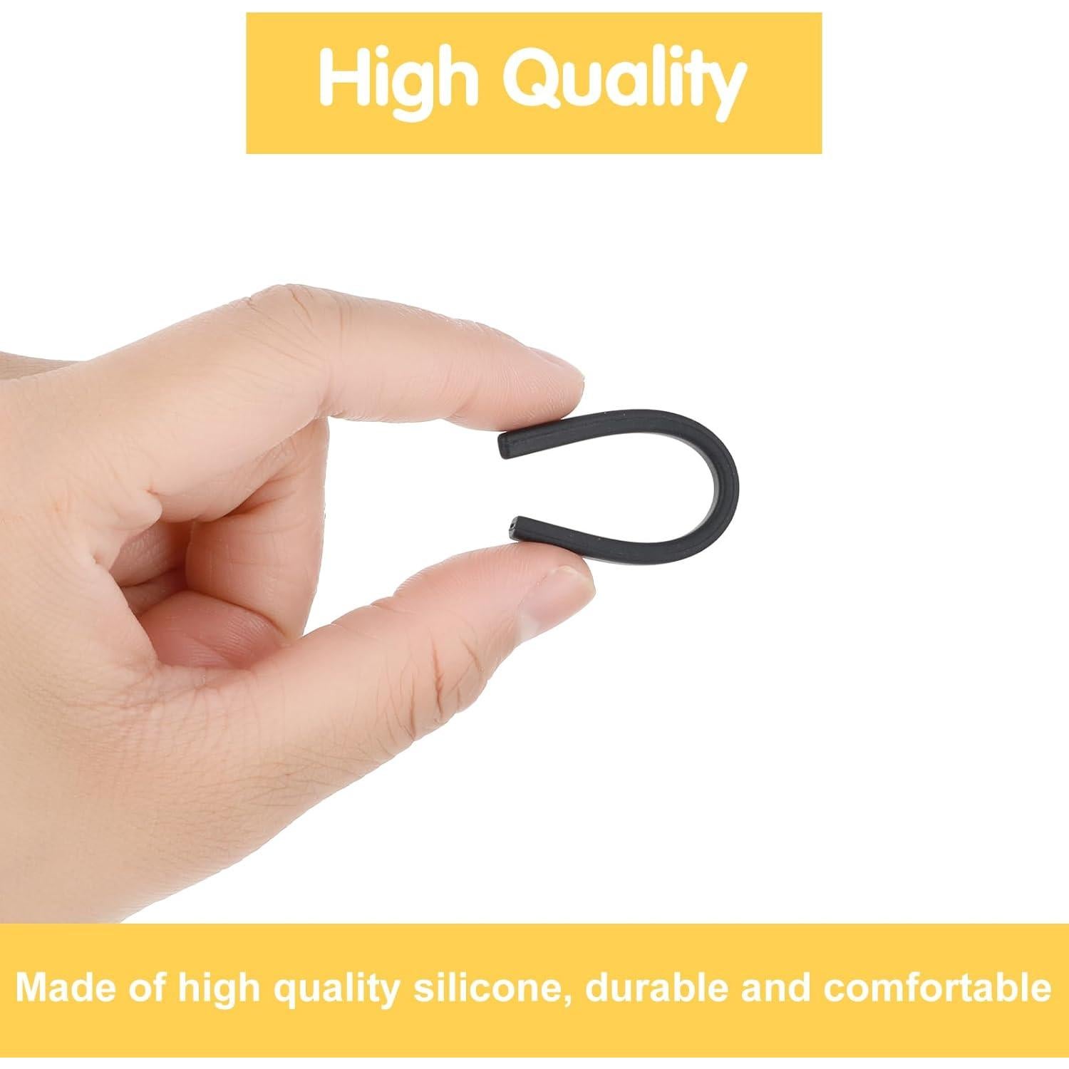 8 Pares de Templos de Silicona Antideslizantes Ptwola