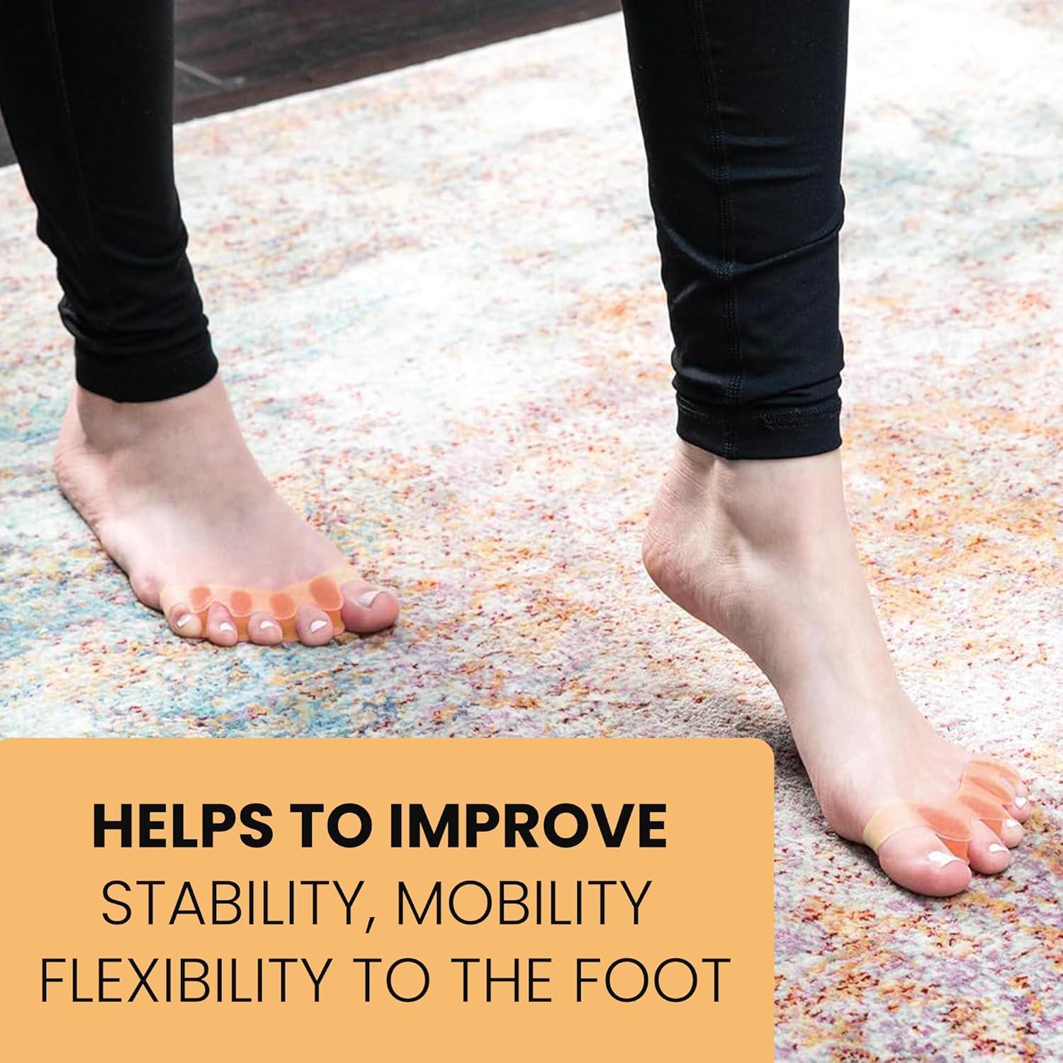 Separadores de Dedos Walkize de Silicona para Alivio de Juanetes