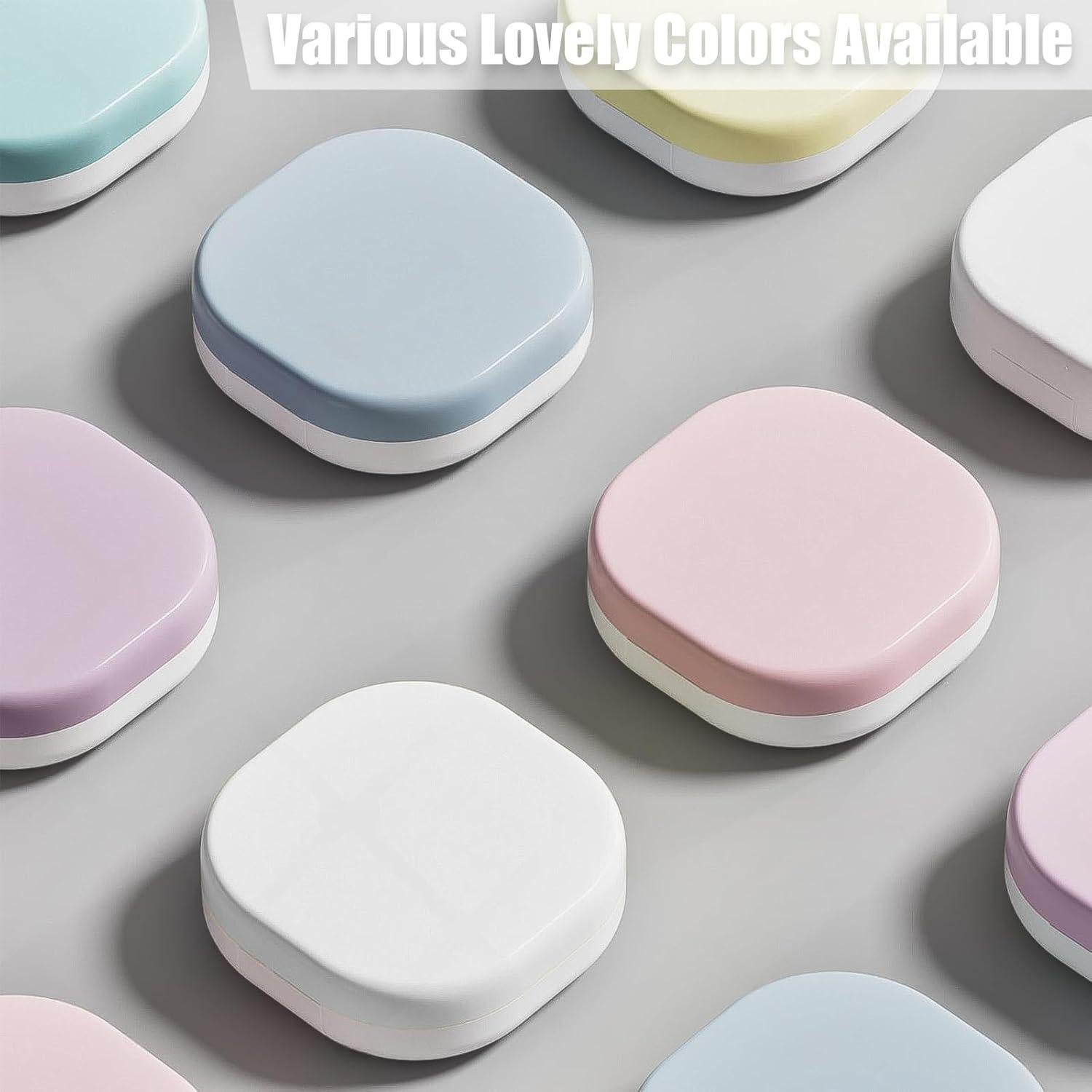 Estuche para Lentes de Contacto Rosa con Herramientas y 3 Repuestos