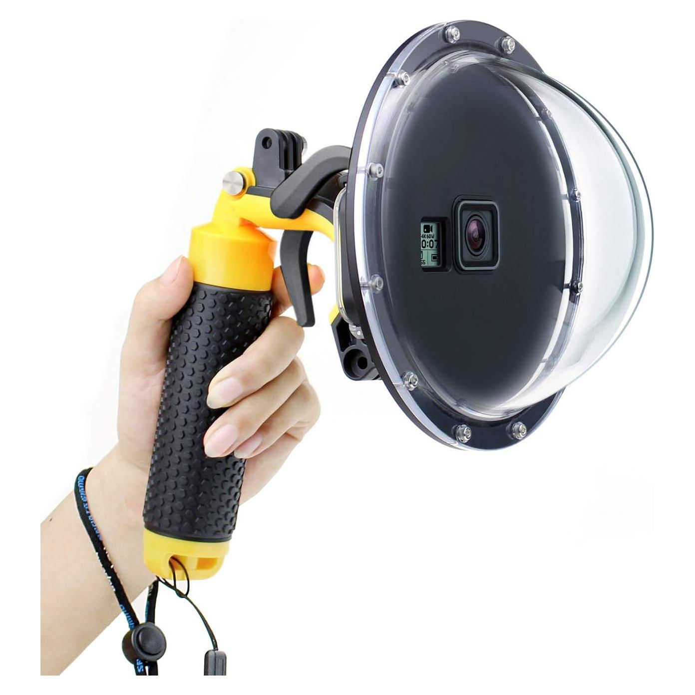 Puerto de cúpula impermeable GEPULY para GoPro Hero 5/6/7