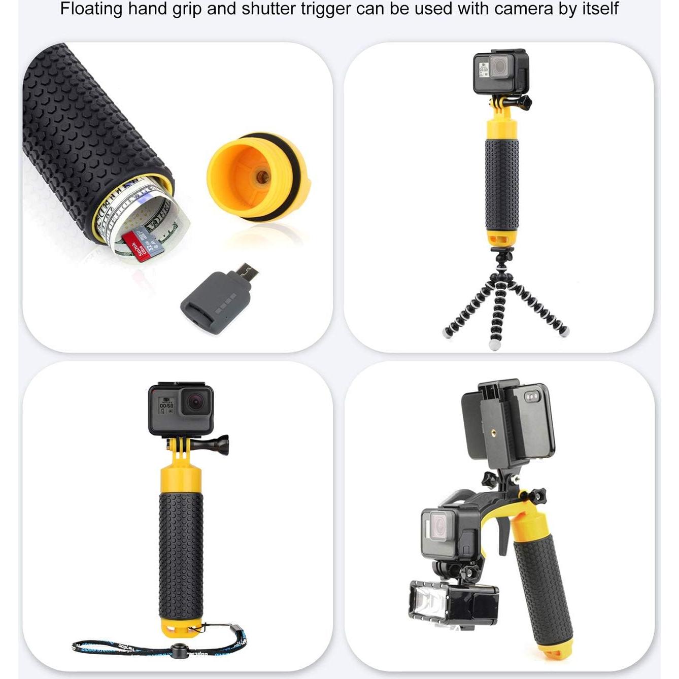 Puerto de cúpula impermeable GEPULY para GoPro Hero 5/6/7