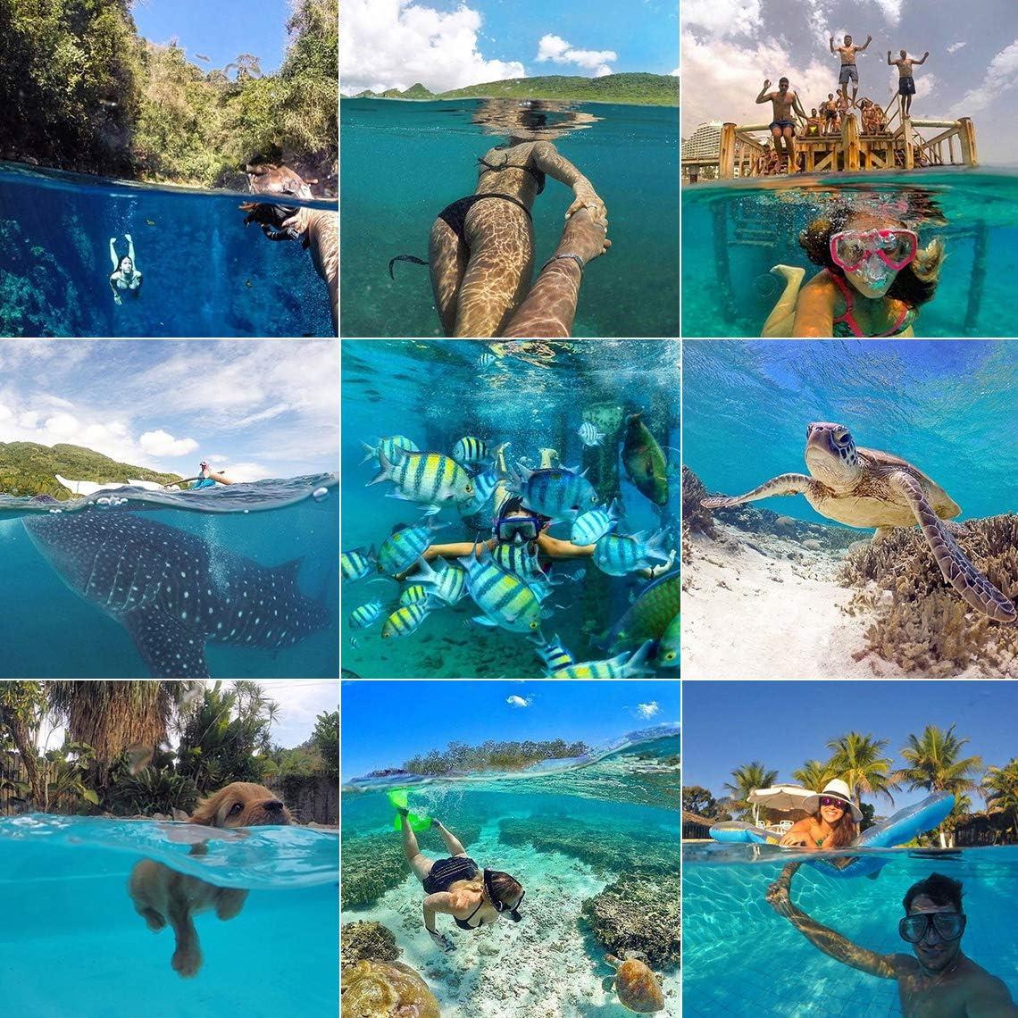 Puerto de cúpula impermeable GEPULY para GoPro Hero 5/6/7