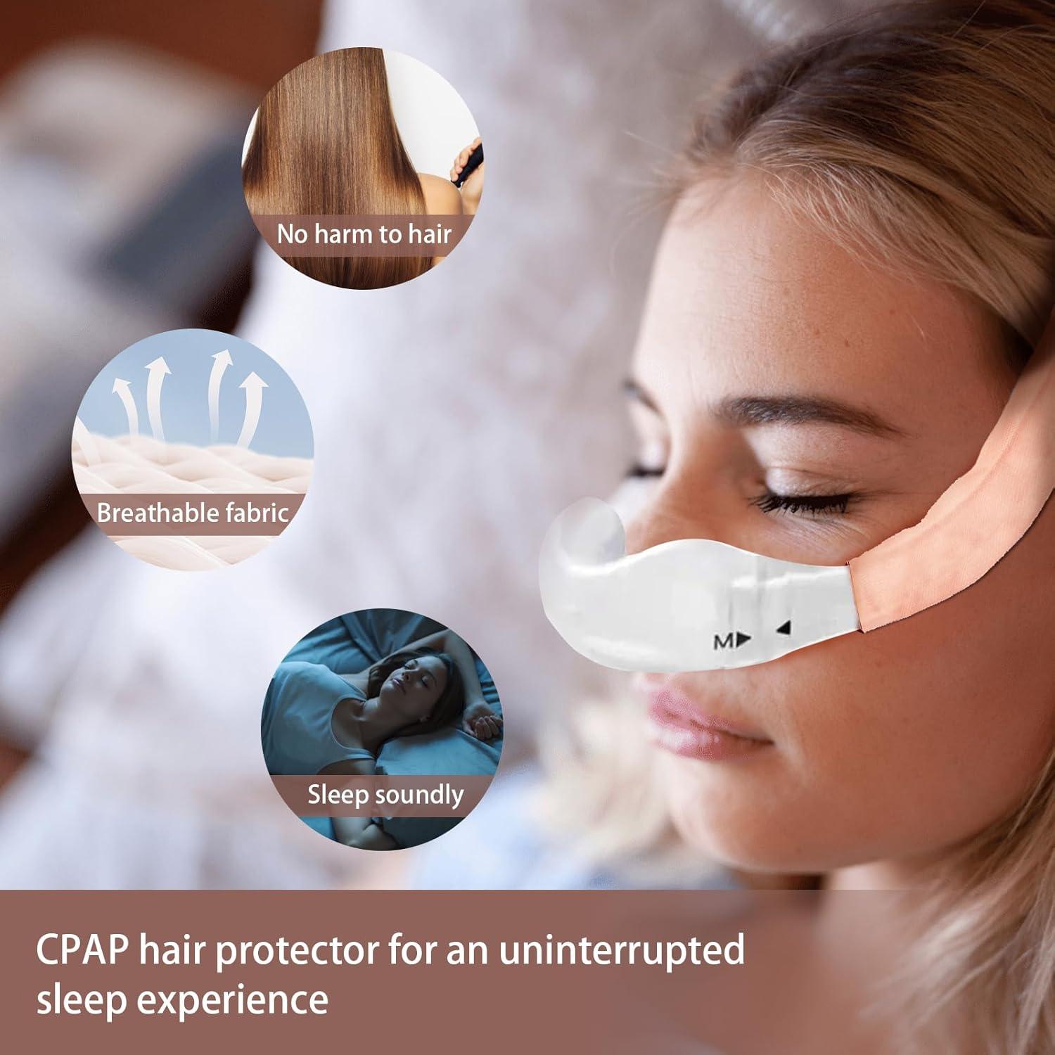 Paquete de 3 fundas de satén CPAP JFHNMLW Rosa